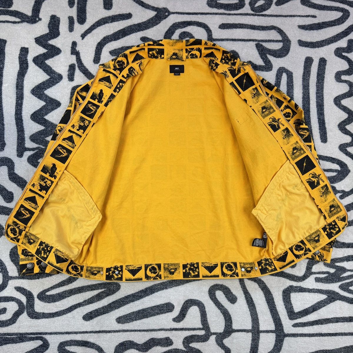 Obey Obey Chaos Jacket Yellow Size Large Size US L / EU 52-54 / 3 - 10 Thumbnail