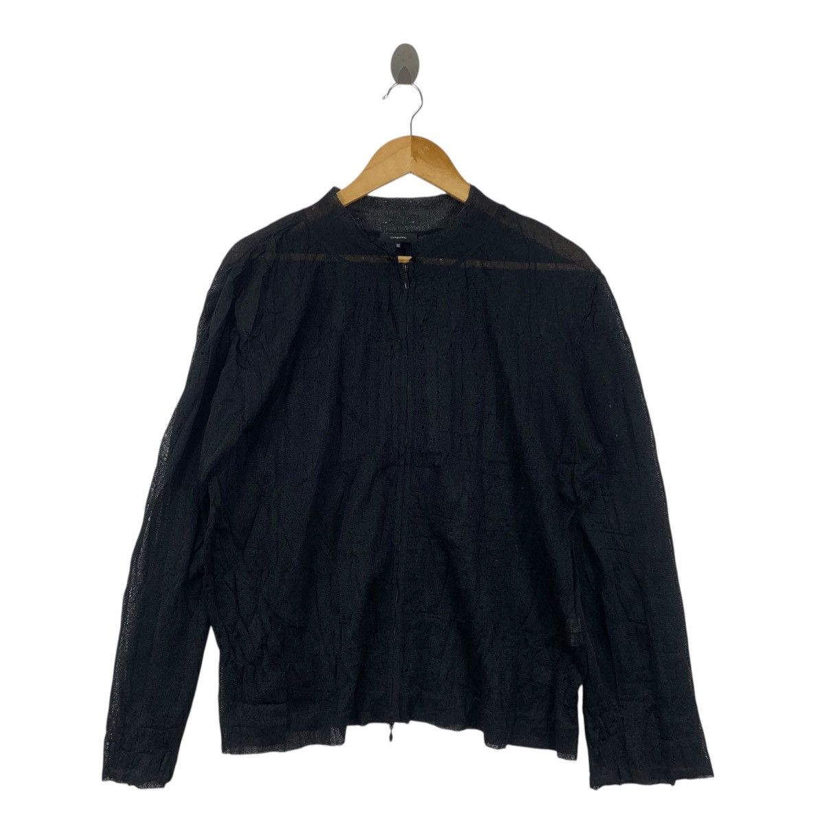 Other GABARDINE K.T JAPA Five Foxes See Through Jacket Blouse Size L / US 10 / IT 46 - 4 Thumbnail