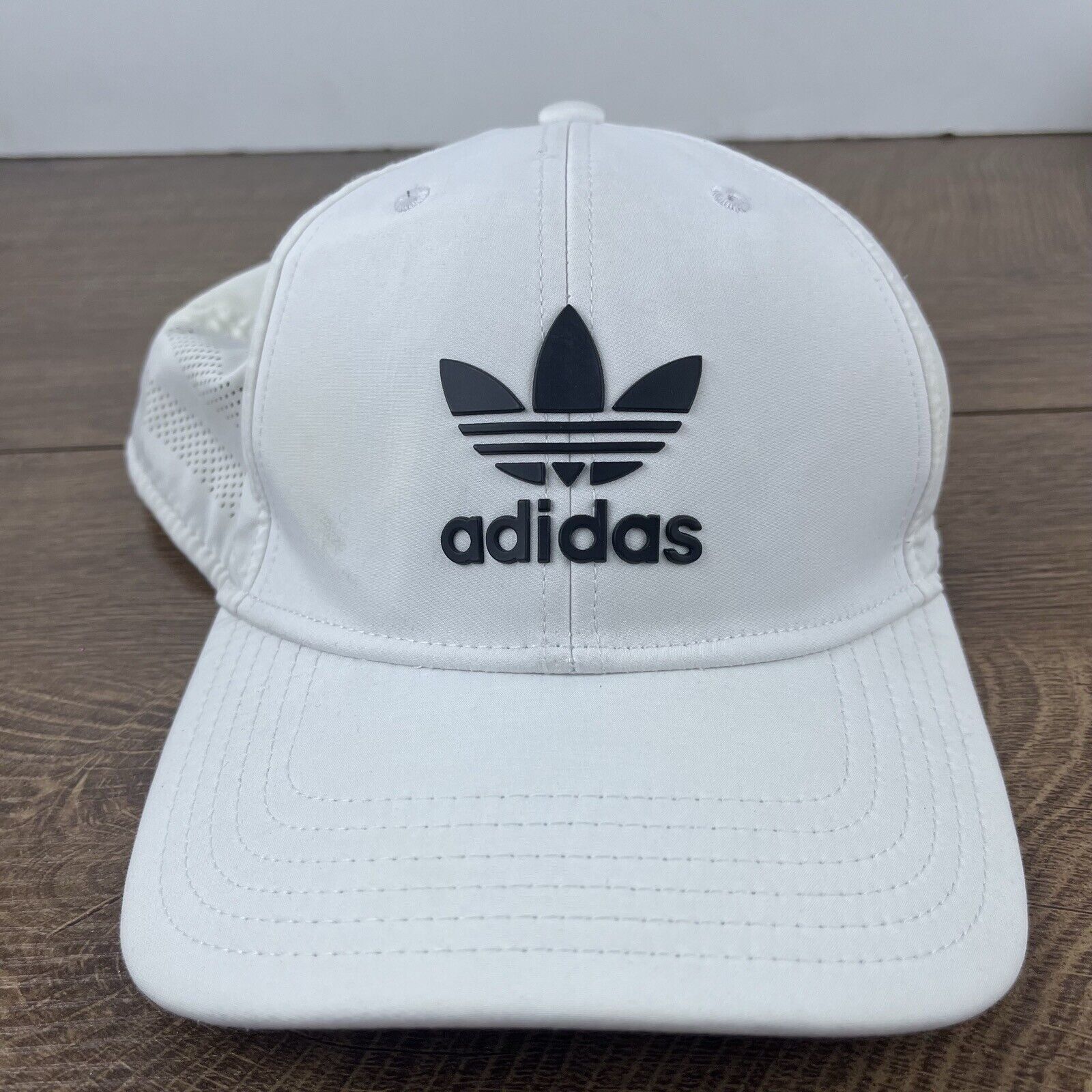 Adidas Adidas Snapback Hat Adidas Snapback Hat White Adjustable Hat Size ONE SIZE - 3 Thumbnail