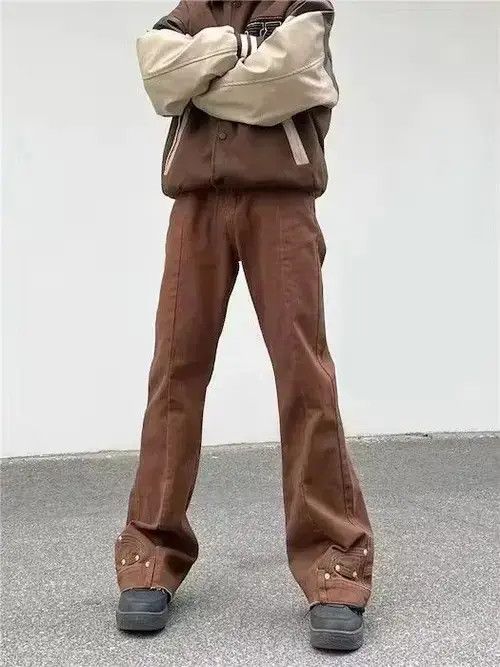 Designer × Japanese Brand Vintage Pantalon trousers Flare Denim Size US 36 / EU 52 - 2 Thumbnail