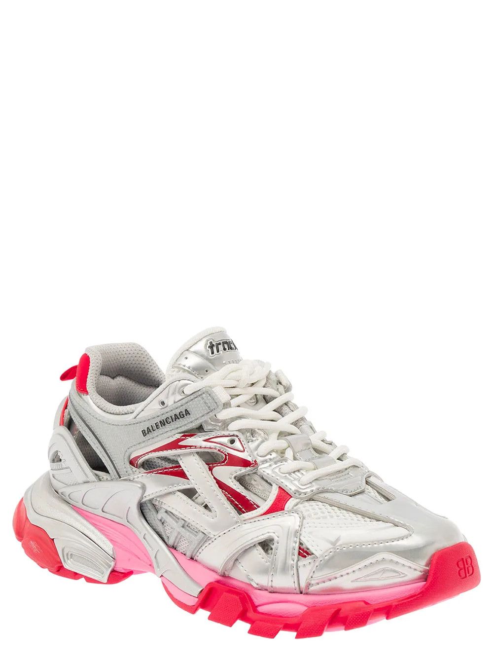 Balenciaga o1srvl11e0425 KIDS Track 2 Metal Upper Sneakerss Multicolor Size US 5 / EU 37 - 2 Thumbnail
