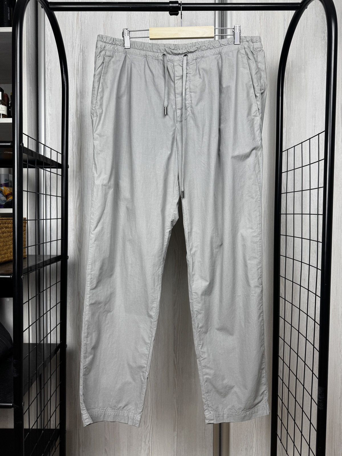 Dolce & Gabbana Dolce & Gabbana Grey Lightweight Drawstring Chino pants Size US 36 / EU 52 - 1 Thumbnail