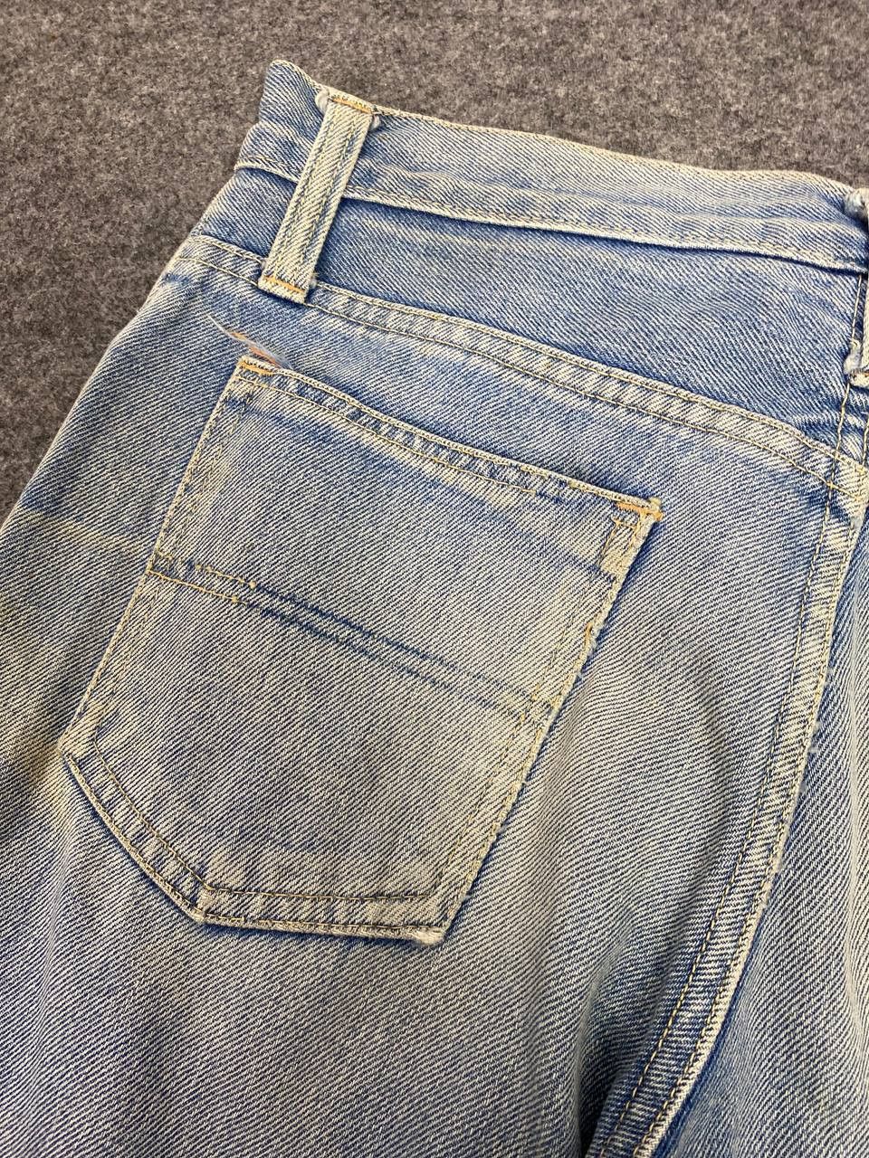 Japanese Brand vintage big mountain bootcut flare distressed rework denim Size US 30 / EU 46 - 6 Thumbnail
