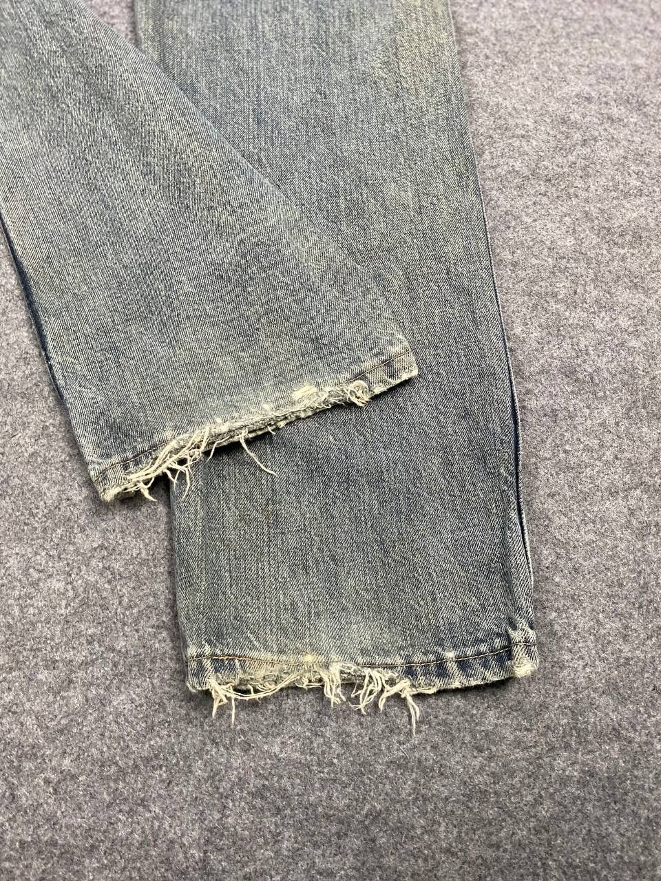 Wrangler vintage wrangler regular fit distressed denim Size US 36 / EU 52 - 4 Thumbnail