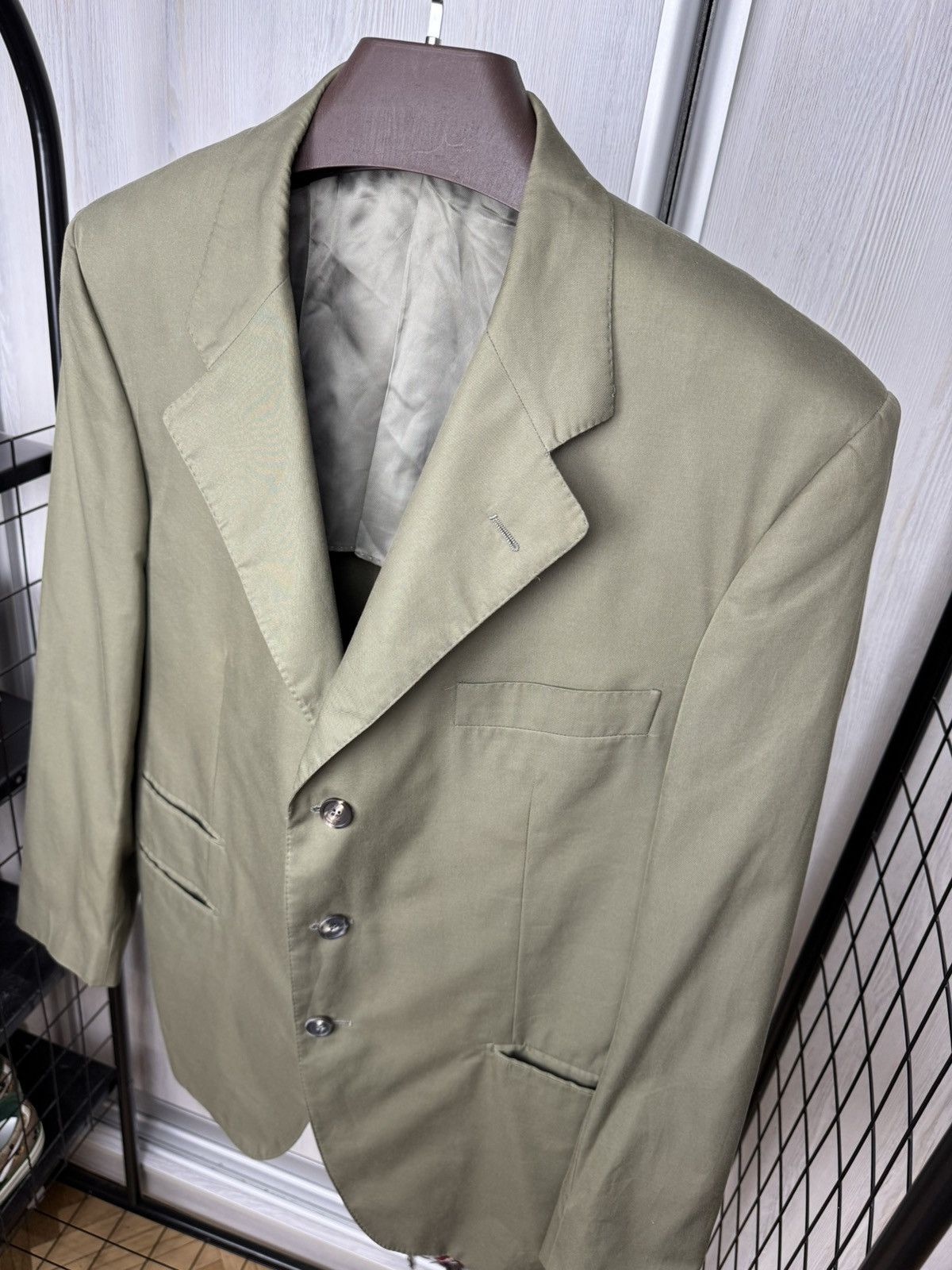 Caruso R. Caruso handmade in Italy cotton unlined sport coat blazer Size 44R - 5 Thumbnail