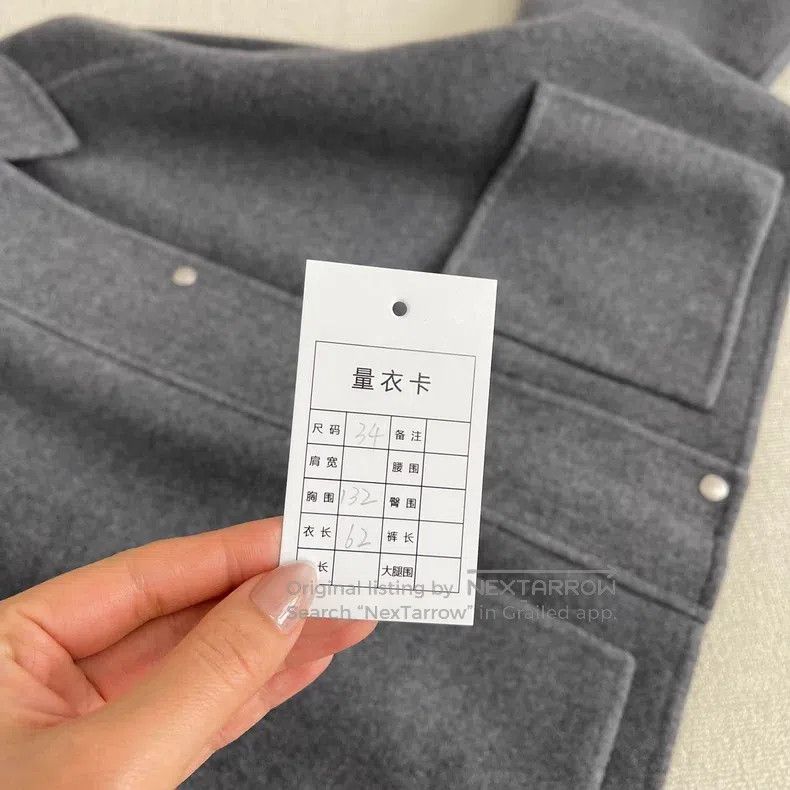 Loewe Loewe Loose Fit Long Sleeve Cashmere Coat Size XXS / US 00 / IT 34 - 5 Thumbnail