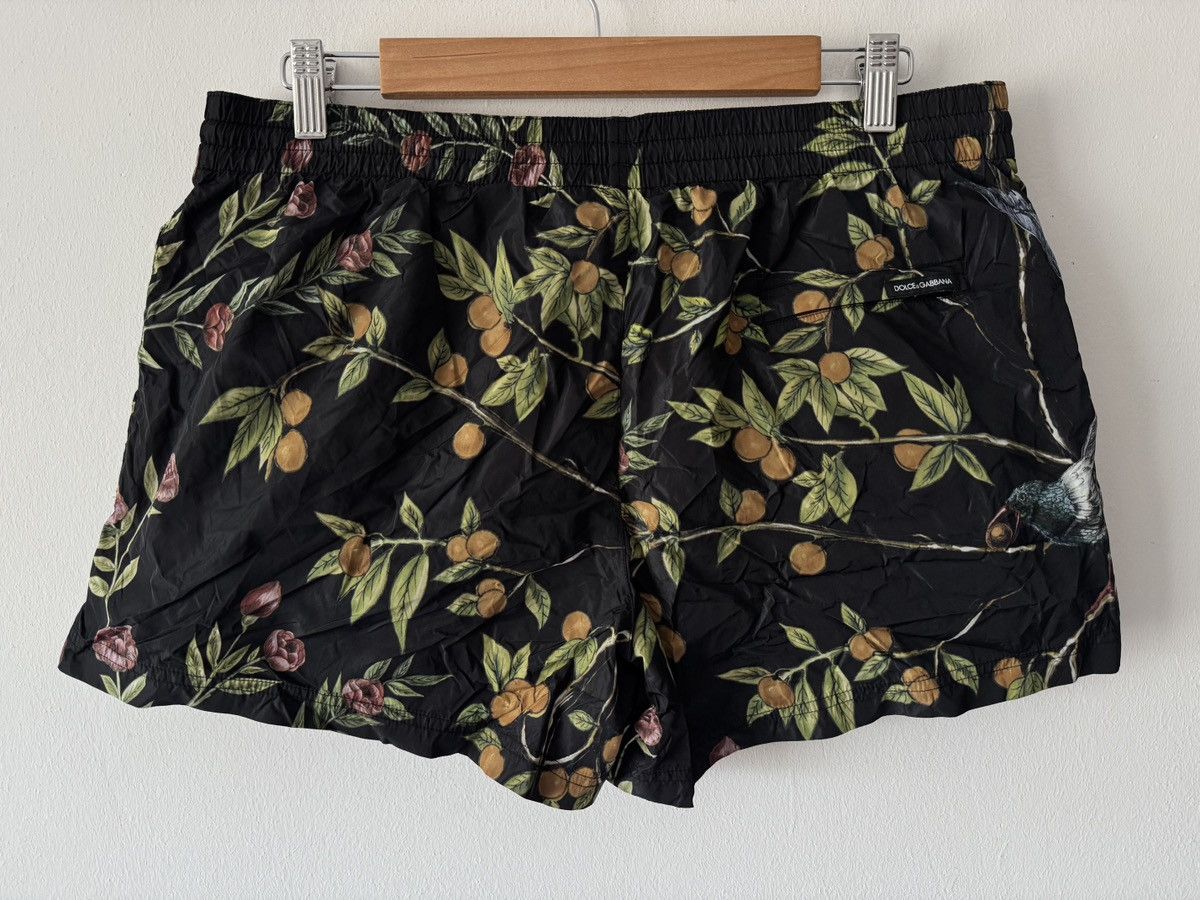 Dolce & Gabbana 🔥🔥 Dolce & Gabbana Birds Print Nylon Shorts Size US 34 / EU 50 - 2 Thumbnail