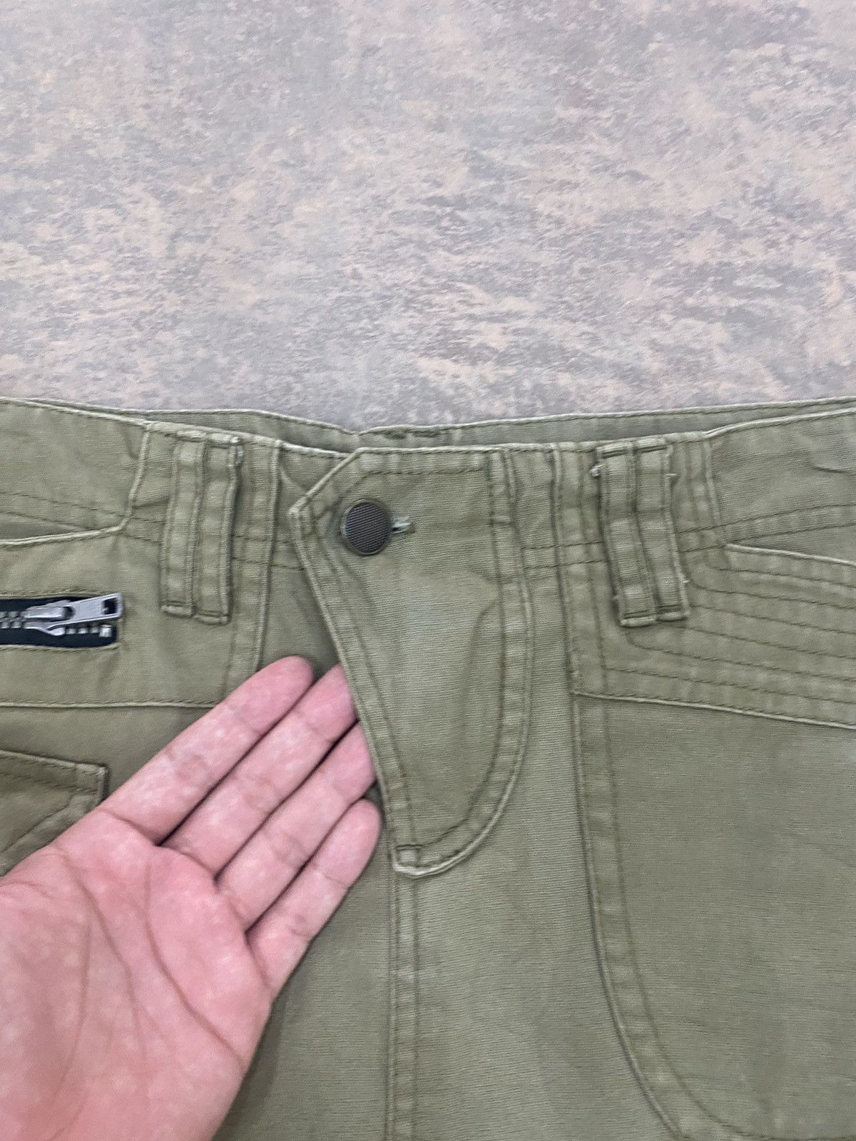 Le Grande Bleu (L.G.B.) VINTAGE PLASTIC NINJA TACTICAL UTILITY SKIRT GOA PUNK Size 32" / US 10 / IT 46 - 6 Thumbnail