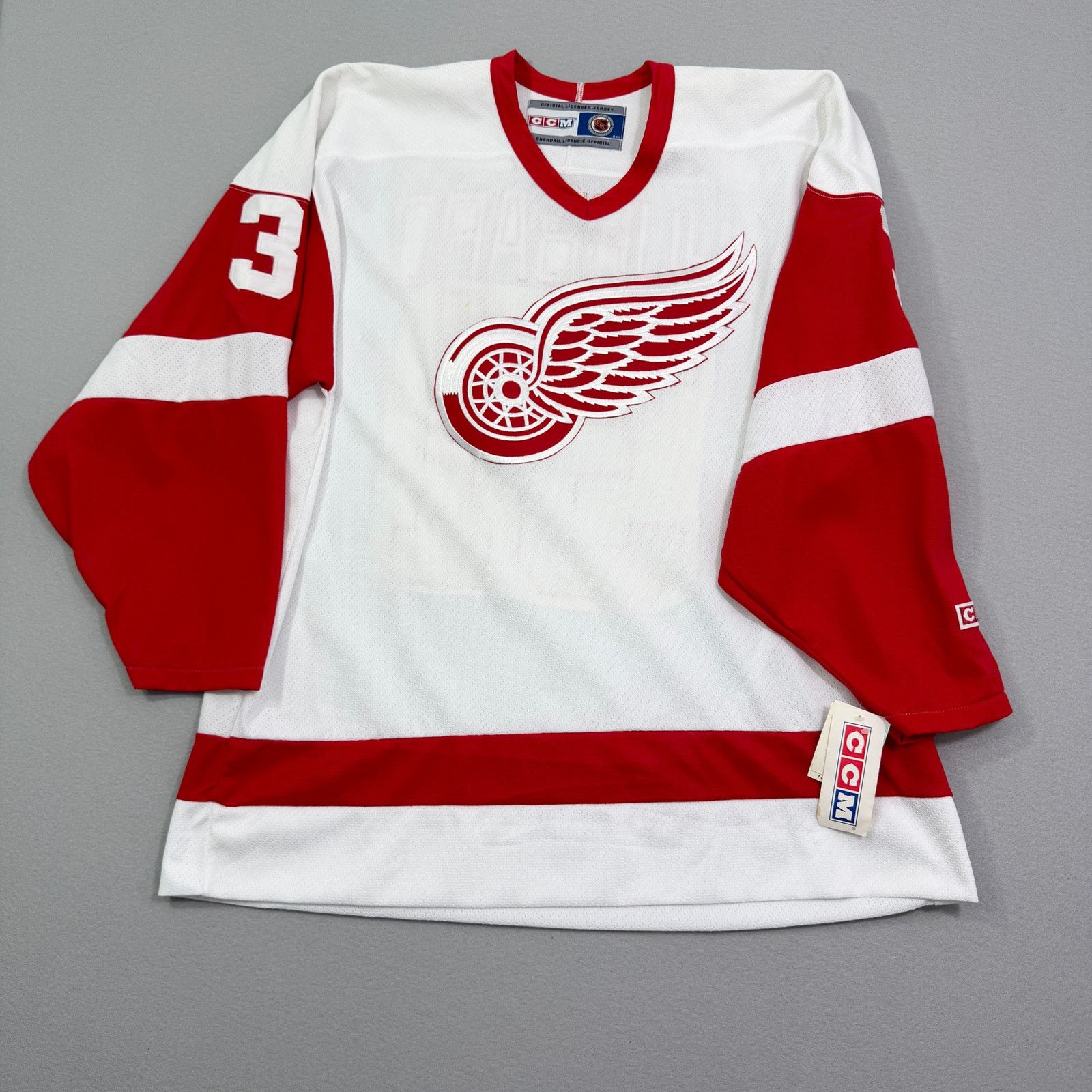 Vintage Vintage CCM Detroit Red Wings Hubbard #31 Hockey Jersey XL Size US XL / EU 56 / 4 - 1 Thumbnail