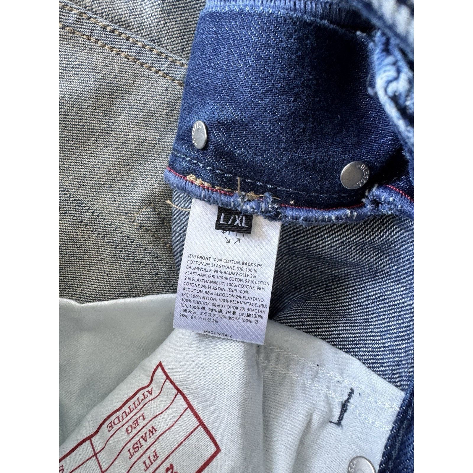 Diesel DIESEL X PROTOTYPES Jeans 1996 5 Pocket Denim Size L/XL NWT Size US 36 / EU 52 - 9 Thumbnail