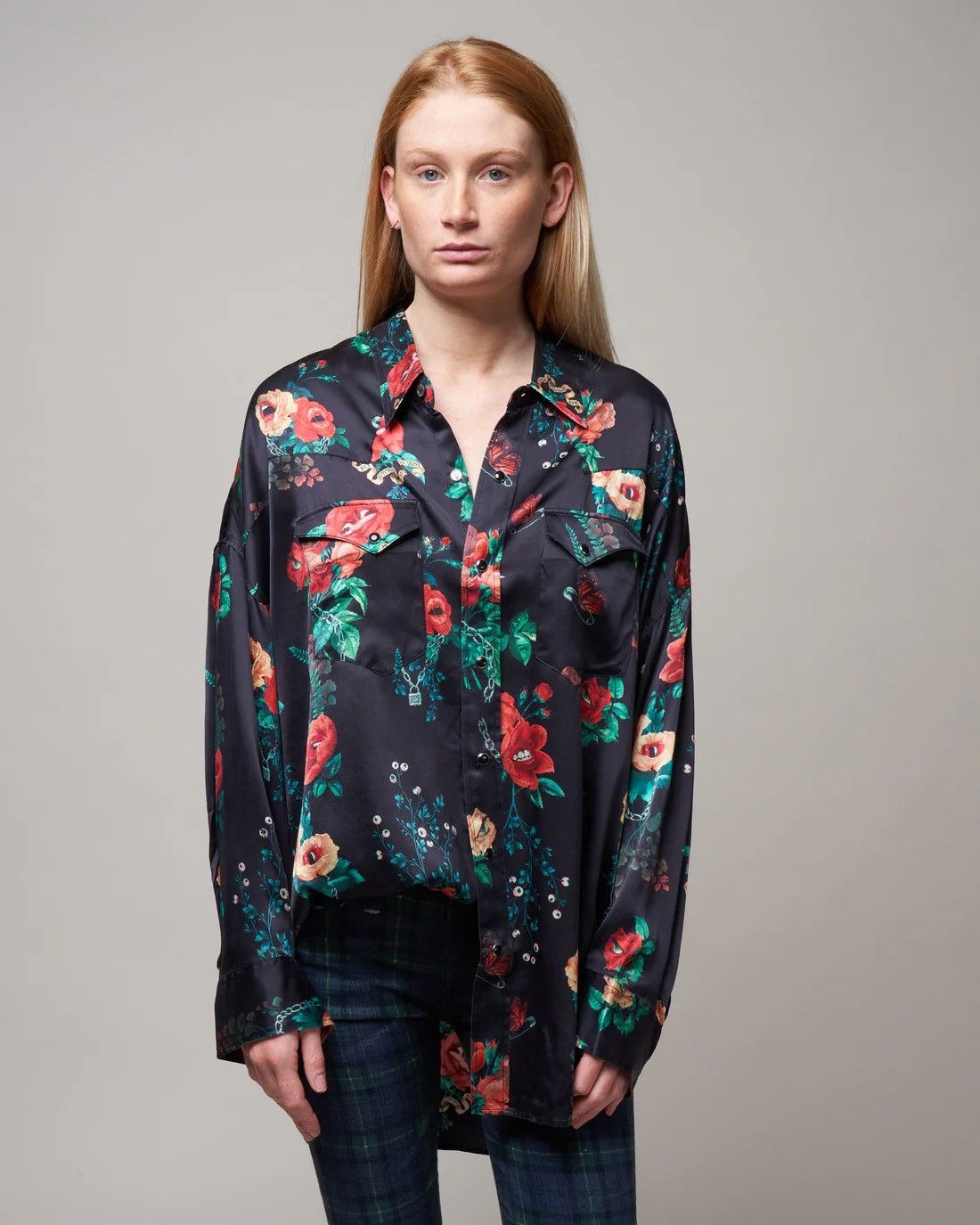 R13 Useless Treasures Cowboy Shirt Medojm Size M / US 6-8 / IT 42-44 - 6 Thumbnail