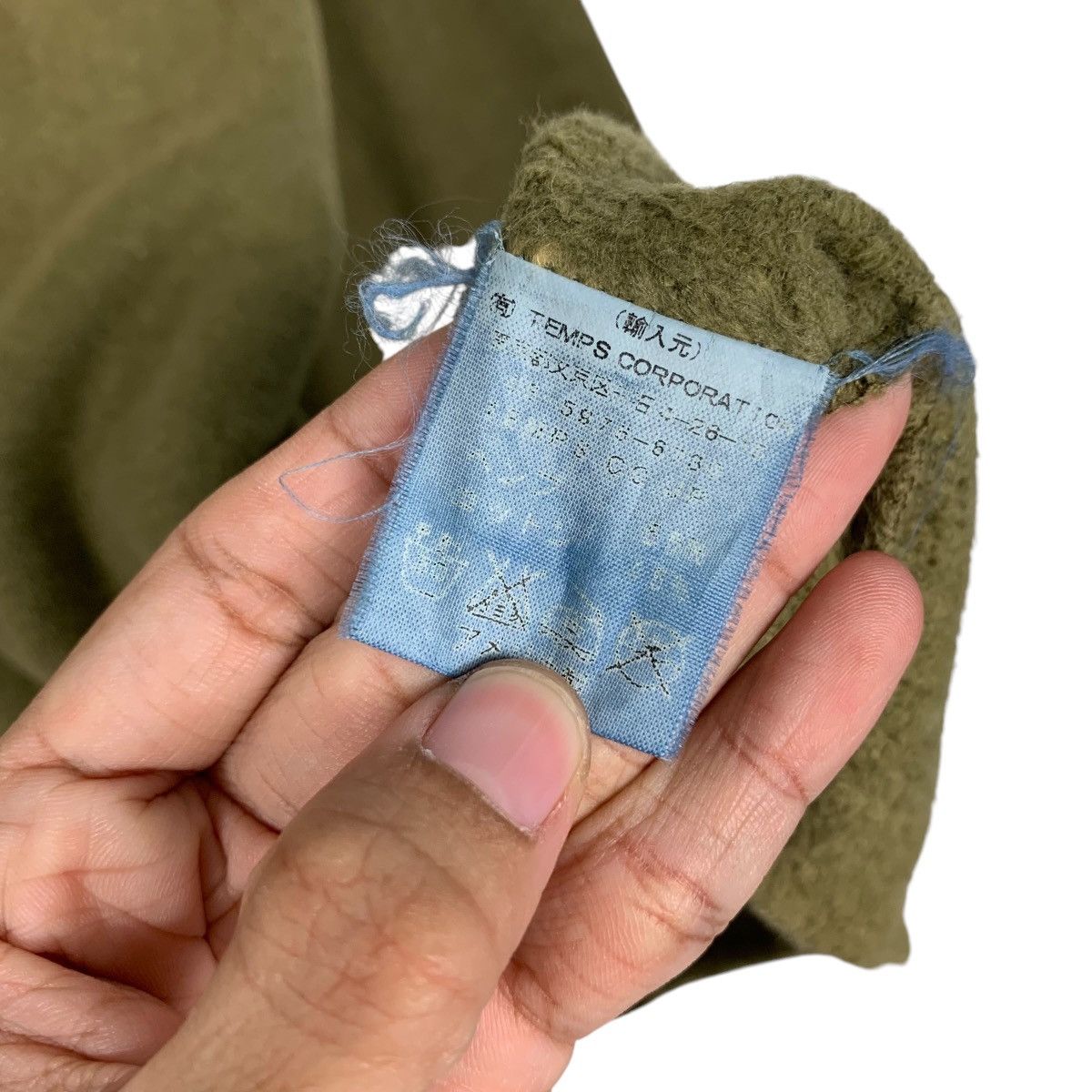 Beams Plus BEAMS Made in Usa Hemp Cotton Olive Green Sweater #1780-C79 Size US L / EU 52-54 / 3 - 12 Thumbnail