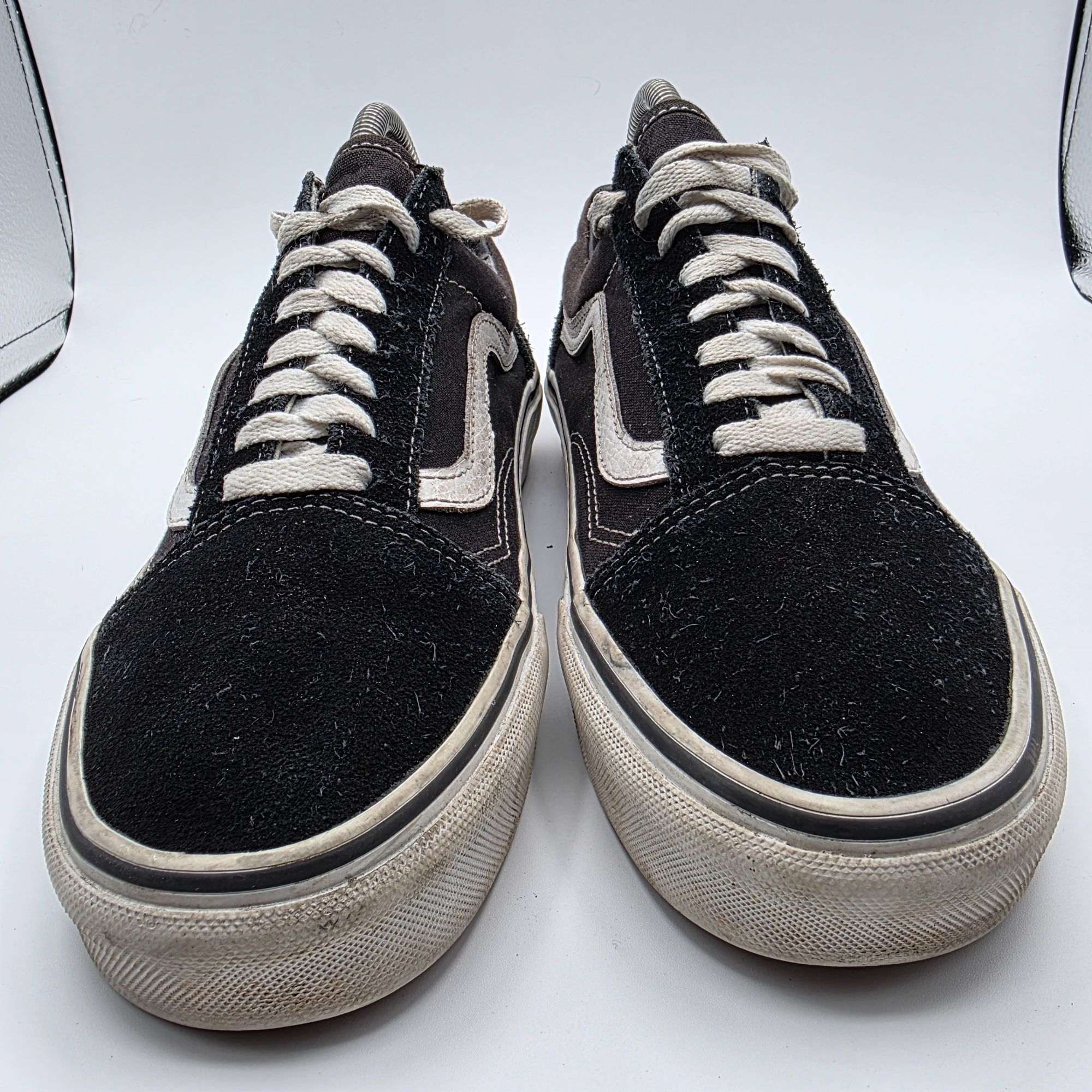 Vans Vans Old Skool Womens Size 8.5 Black White Sneaker Shoes Ska Size US 8.5 / IT 38.5 - 2 Thumbnail