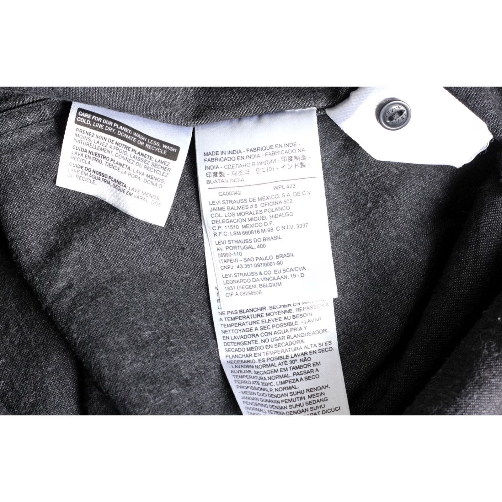 Levi's LEVI’S Sawtooth Western Denim Shirt Men S Snap Long Sleeve VG3802 Size US S / EU 44-46 / 1 - 6 Thumbnail