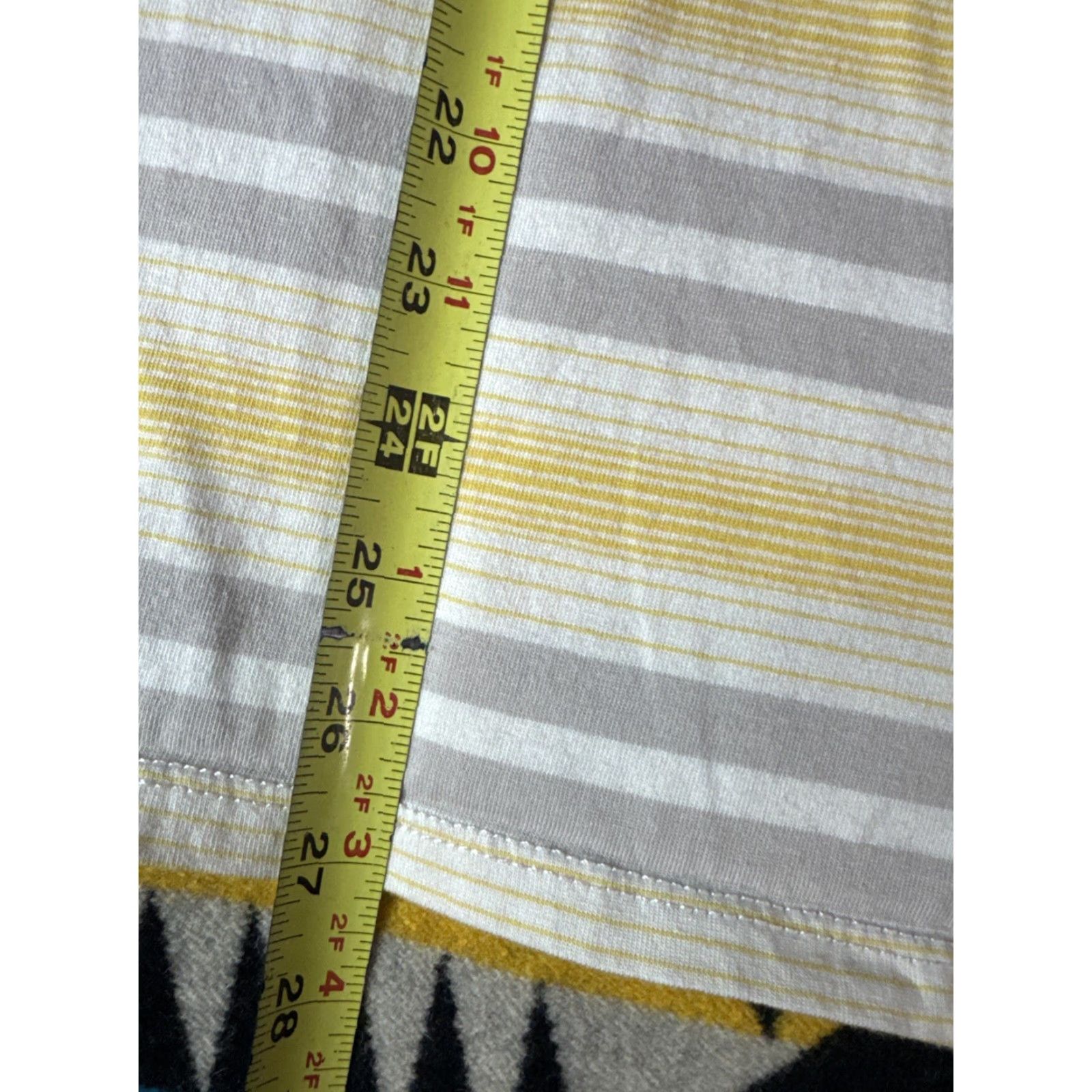 Guess VINTAGE Guess ? Jeans Originals Striped Shirt Retro Men’s Sz M Yellow Gray Mens M Striped Shirt Size US M / EU 48-50 / 2 - 4 Thumbnail