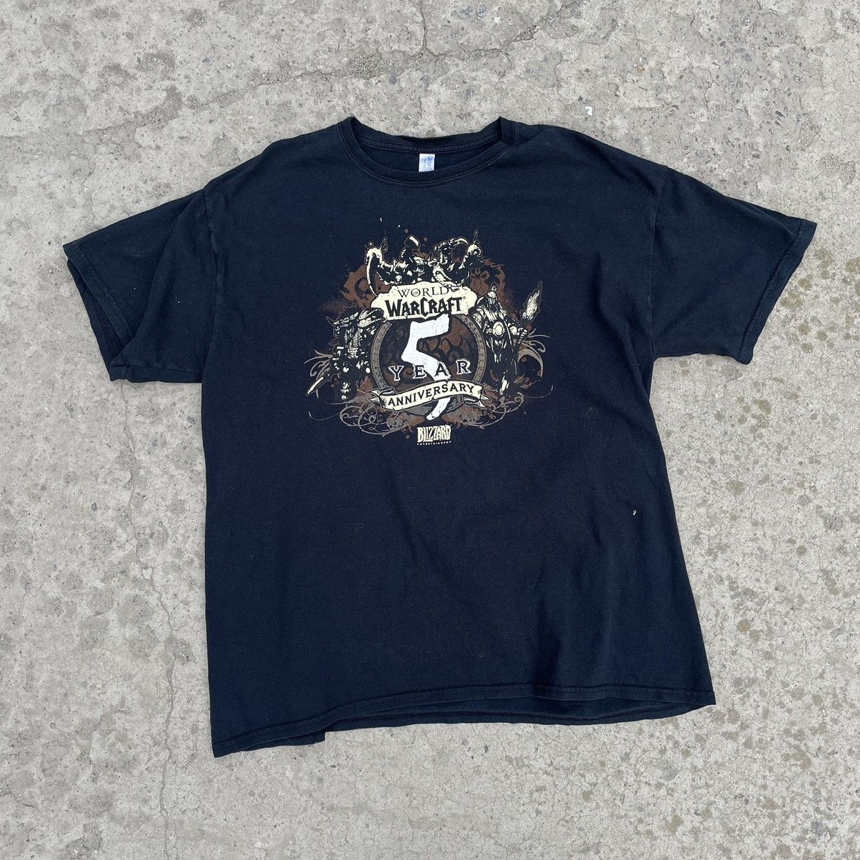 The Game × Vintage Vintage T-shirts World of Warcraft Blizzard Tee Game Y2K Size US XL / EU 56 / 4 - 1 Thumbnail