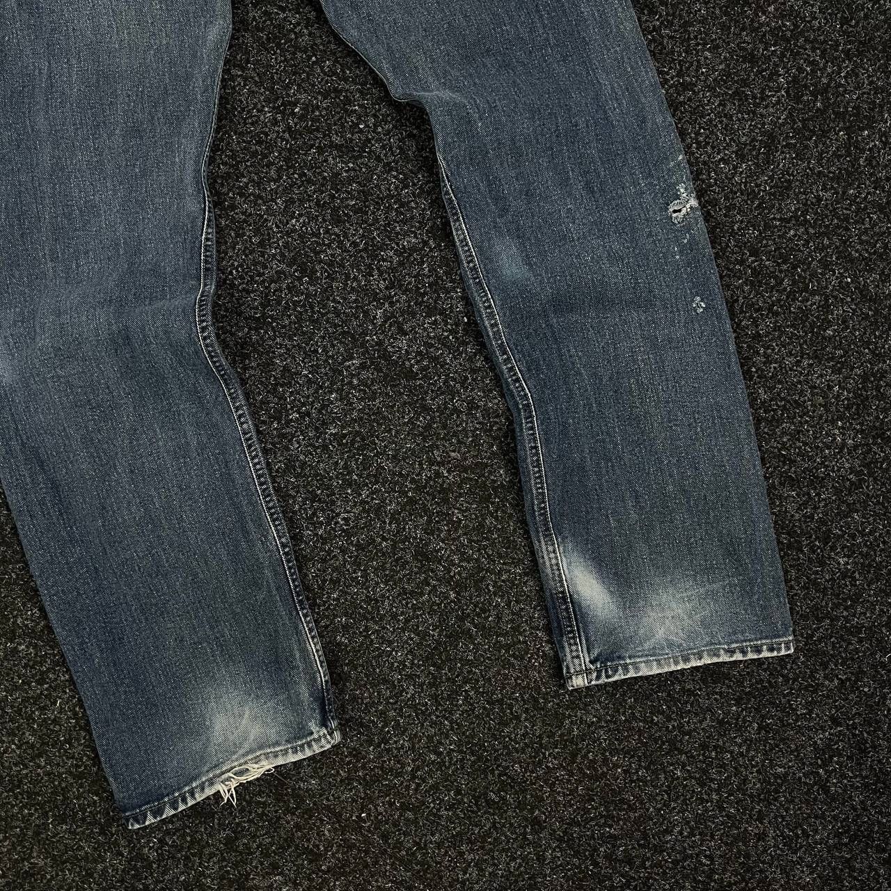 Armani Armani Jeans Denim Vintage Distressed Metal Logo Avany Garde Size US 30 / EU 46 - 5 Thumbnail