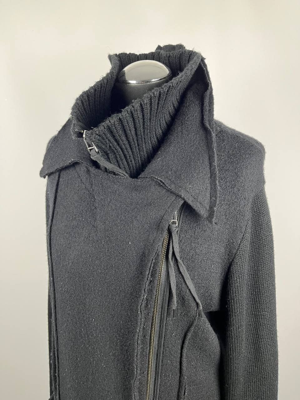 Rundholz Rundholz Black Label 100% Wool Long Zip Coat Jacket Women's Size M / US 6-8 / IT 42-44 - 6 Thumbnail