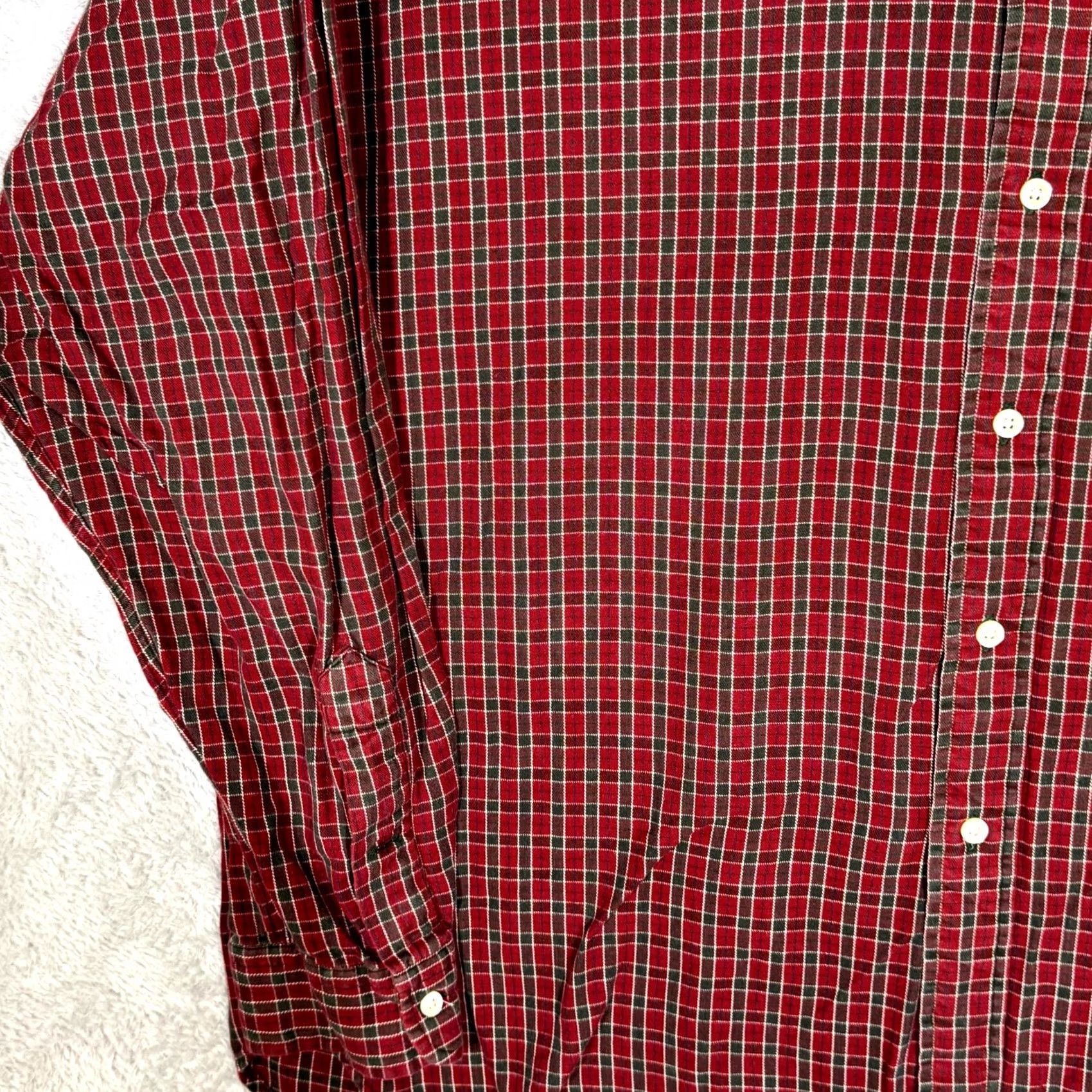 Ralph Lauren Ralph Lauren Blair Button-Down Flannel Shirt Men’s XL Red Plaid 100% Cotton Button Front Vintage No Size US XL / EU 56 / 4 - 4 Thumbnail