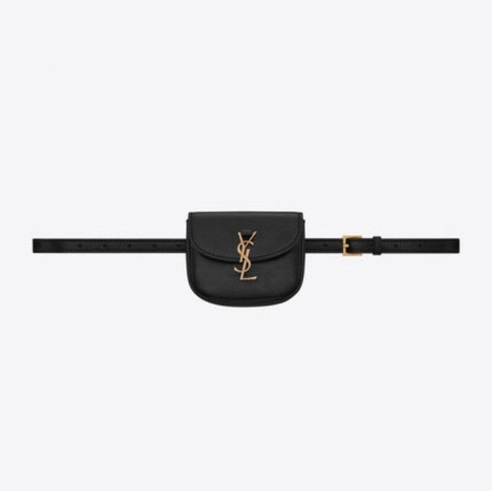 Saint Laurent Paris o1bcso1str1224 Size: OS/Kaia Belt Bag In Leather in Black Size ONE SIZE - 1 Preview