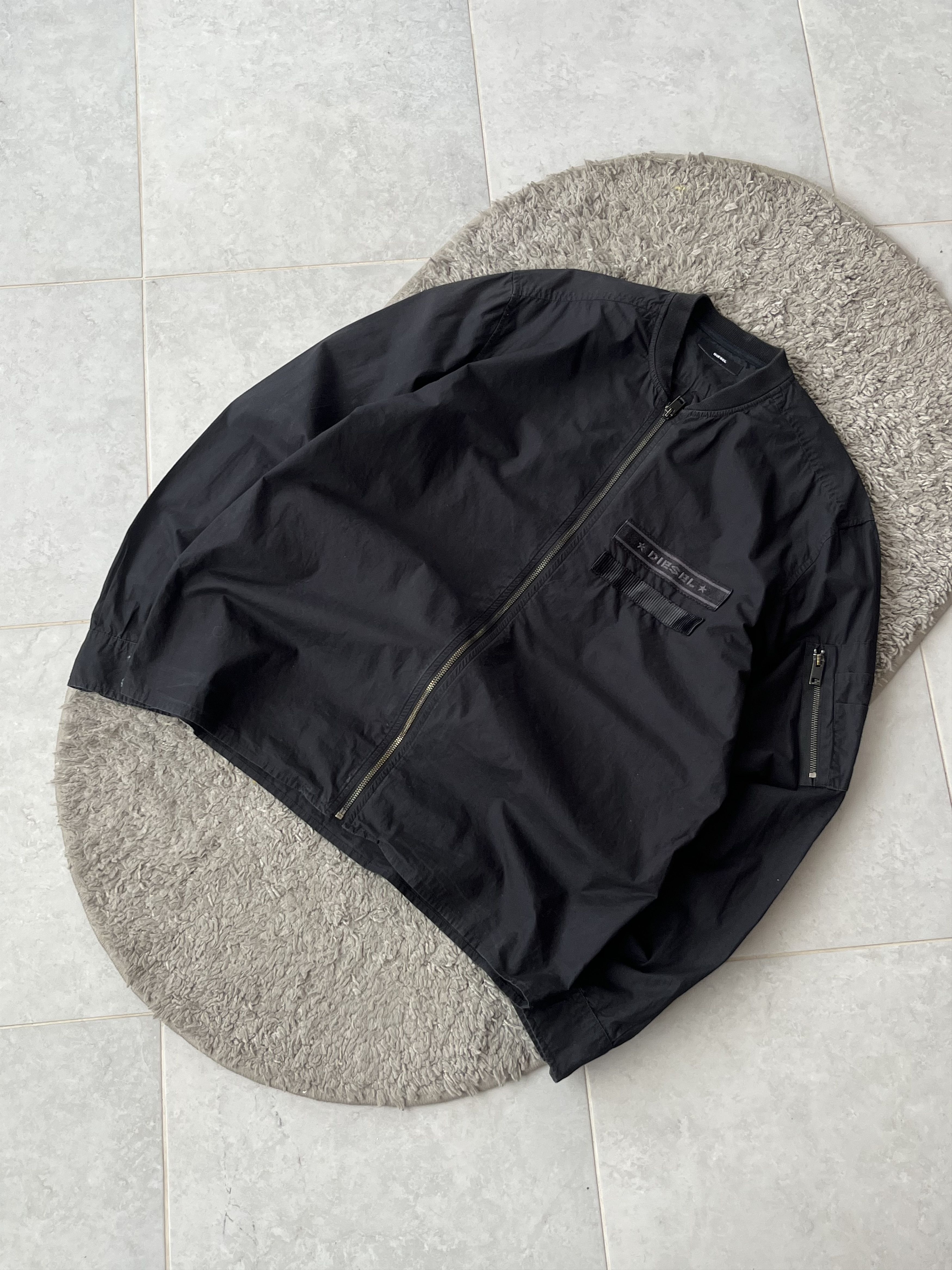 Diesel DIESEL Modern Nylon Style Jacket Black Color size XL Size US XL / EU 56 / 4 - 2 Thumbnail