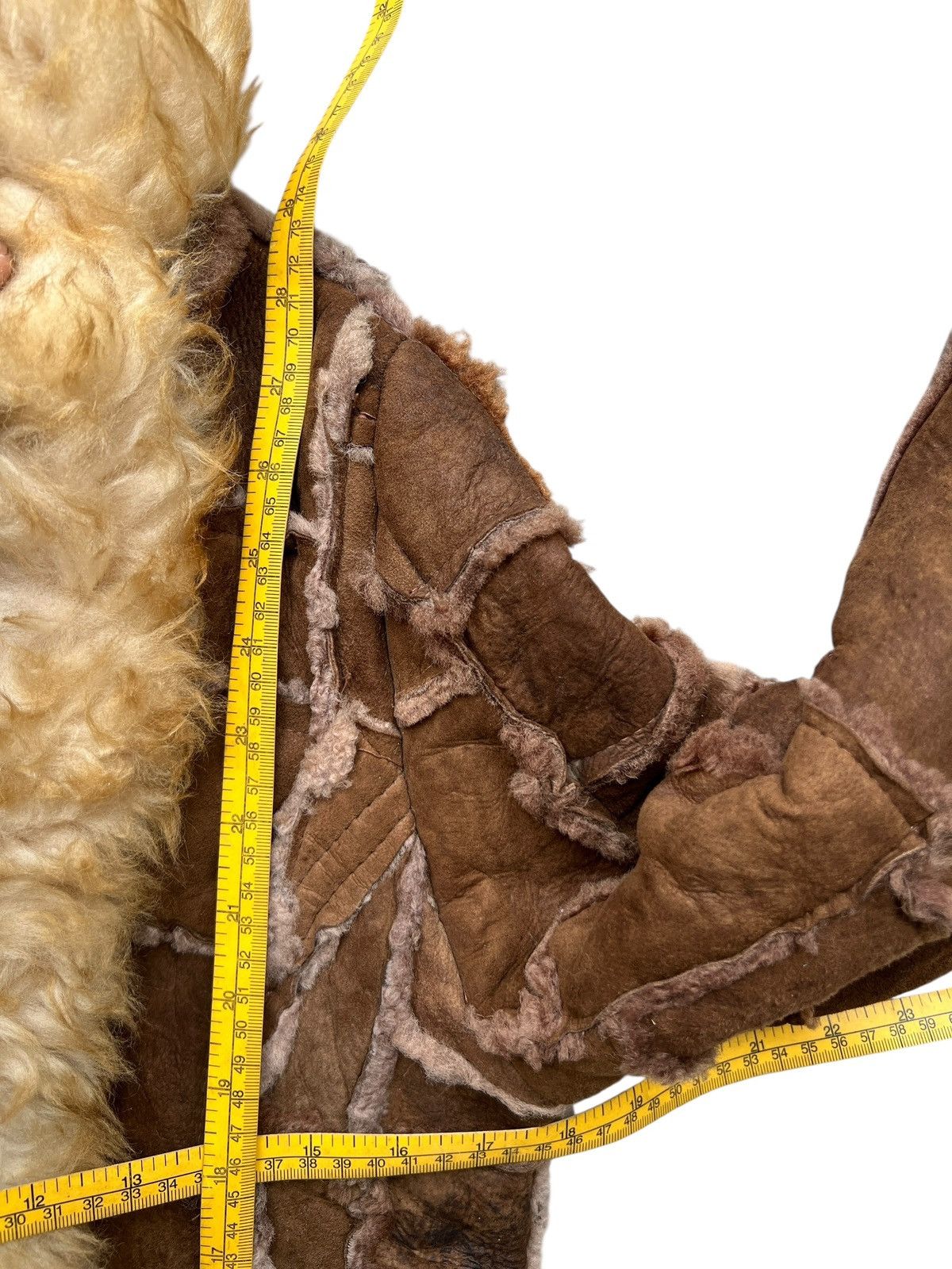 Vintage Vintage 80s Alpine Sheep Skin Patchwork Fur Leather Jacket Size US S / EU 44-46 / 1 - 13 Thumbnail