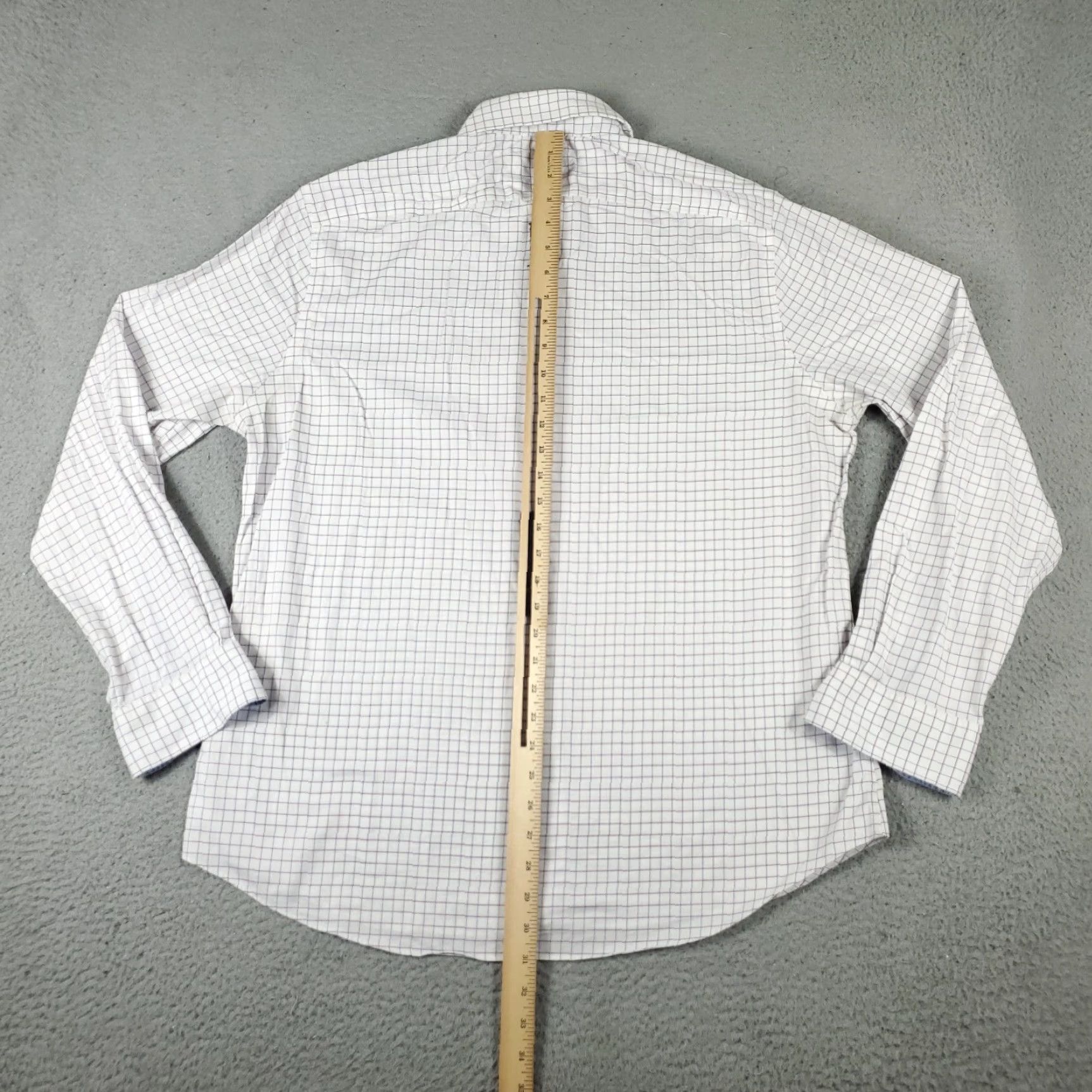Tommy Hilfiger VINTAGE Tommy Hilfiger Shirt Mens XL White Check Button-Up Long Sleeve Regular Cotton Size US XL / EU 56 / 4 - 7 Thumbnail