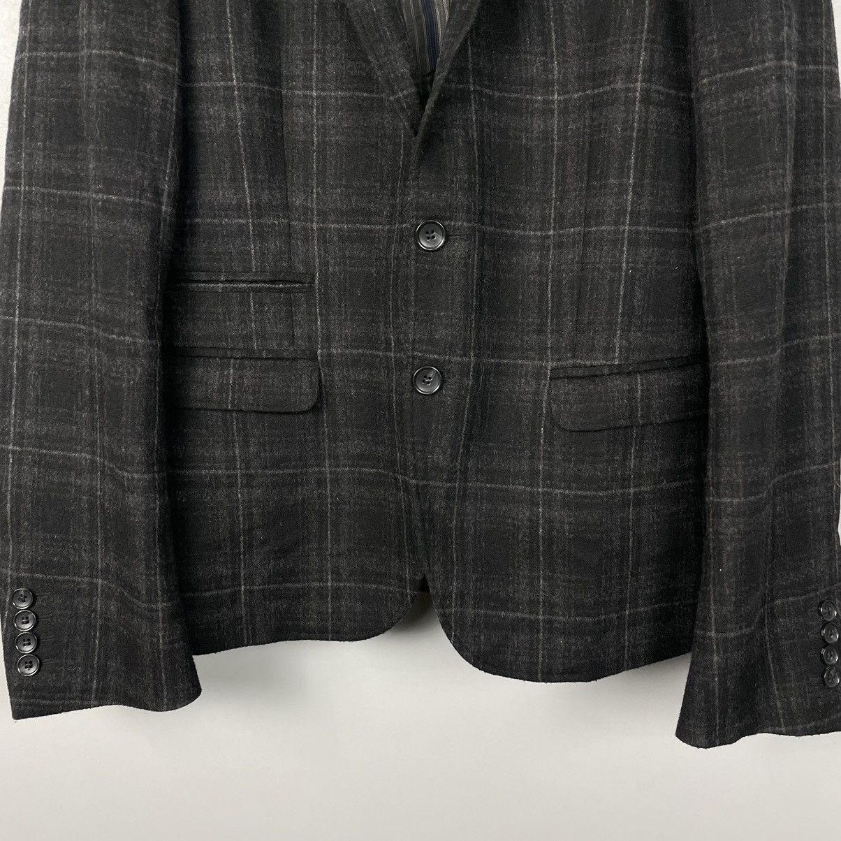 Dolce & Gabbana men’s Dolce&Gabbana Wool blazer color black sz 46 Size 46S - 7 Thumbnail