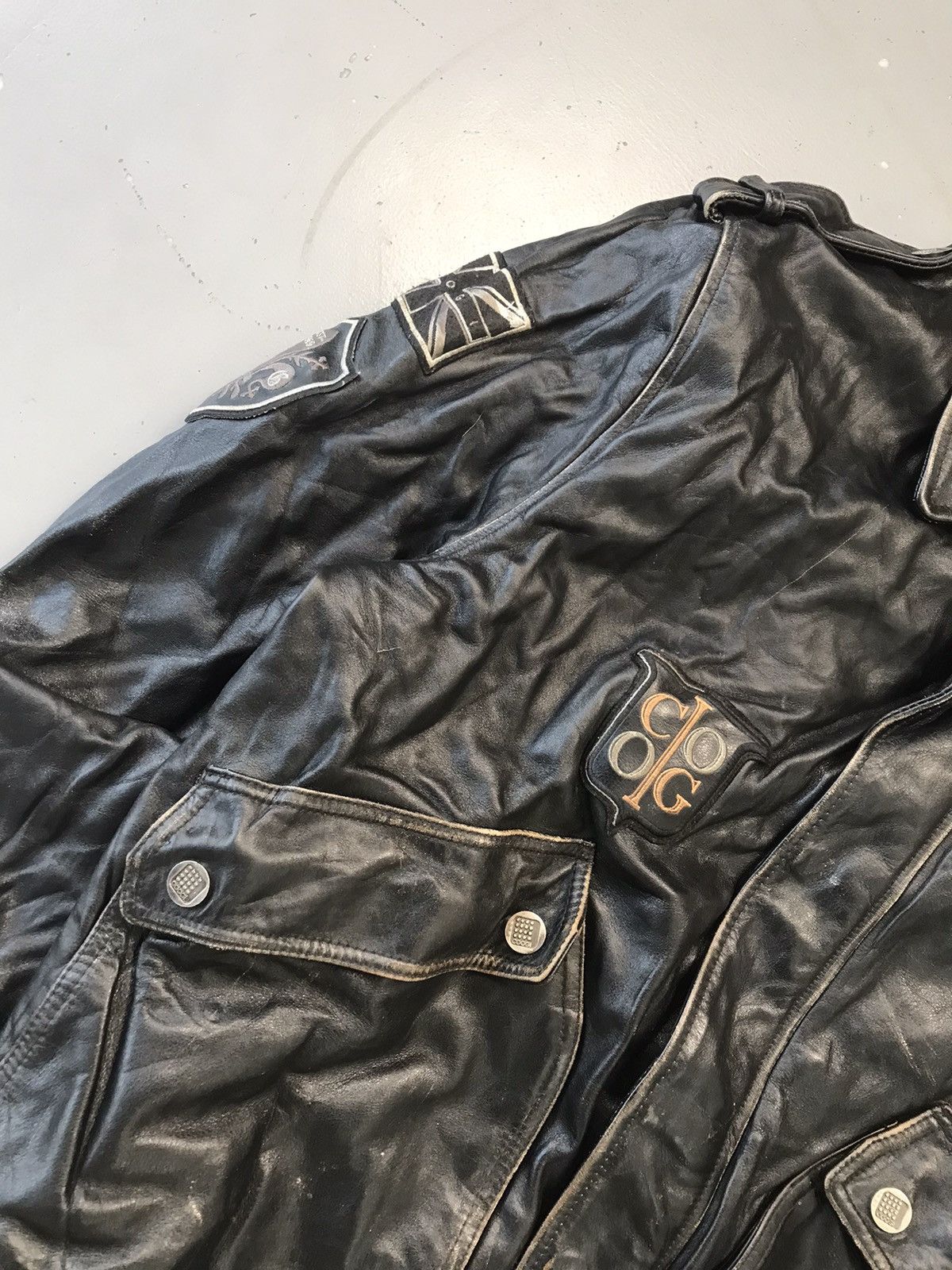 Coogi × Vintage Vintage Coogi patch work heavy leathers jacket Size US M / EU 48-50 / 2 - 4 Thumbnail
