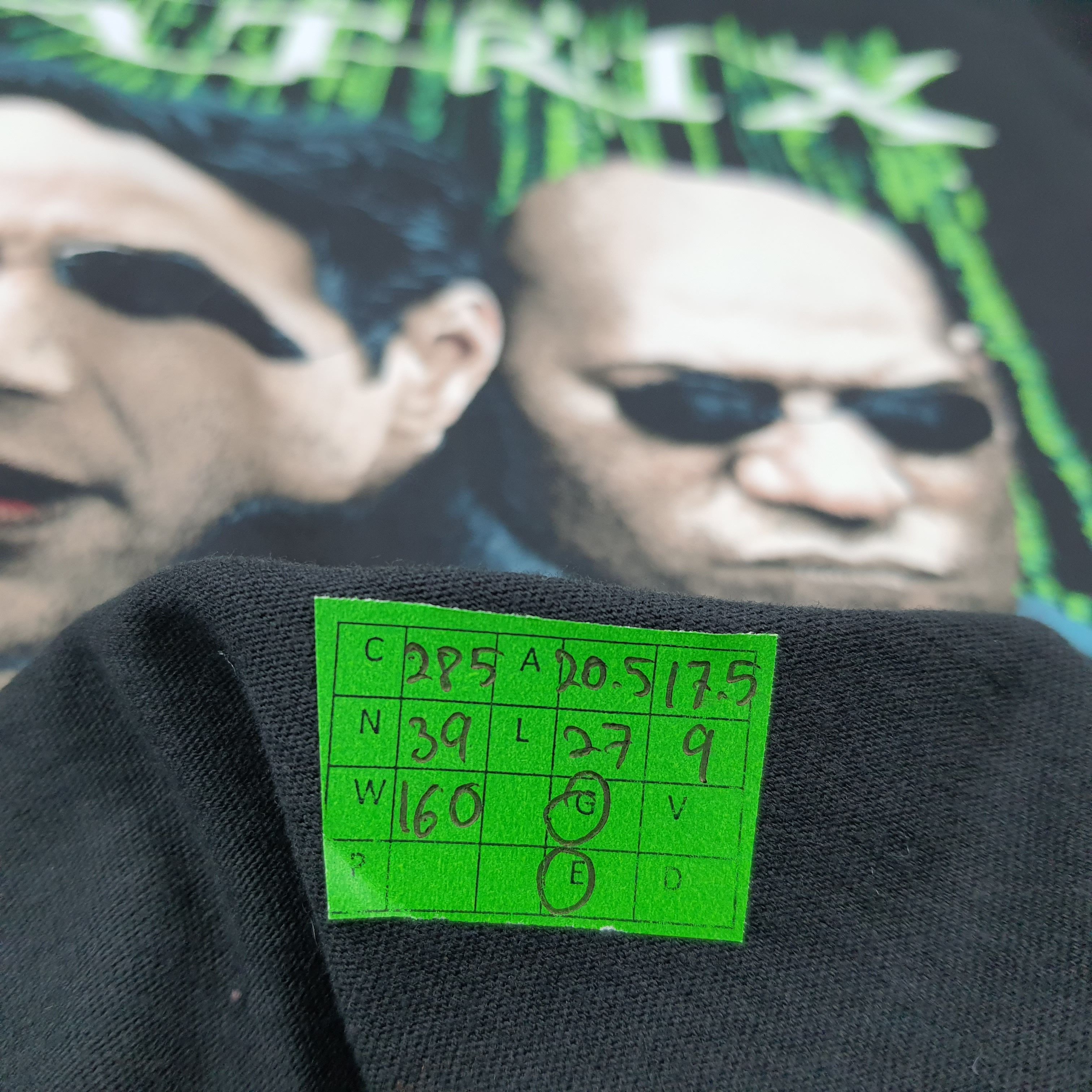 Warner Bros Vintage The Matrix Movie Graphic Promo Tshirt C285N39 Size US M / EU 48-50 / 2 - 8 Thumbnail
