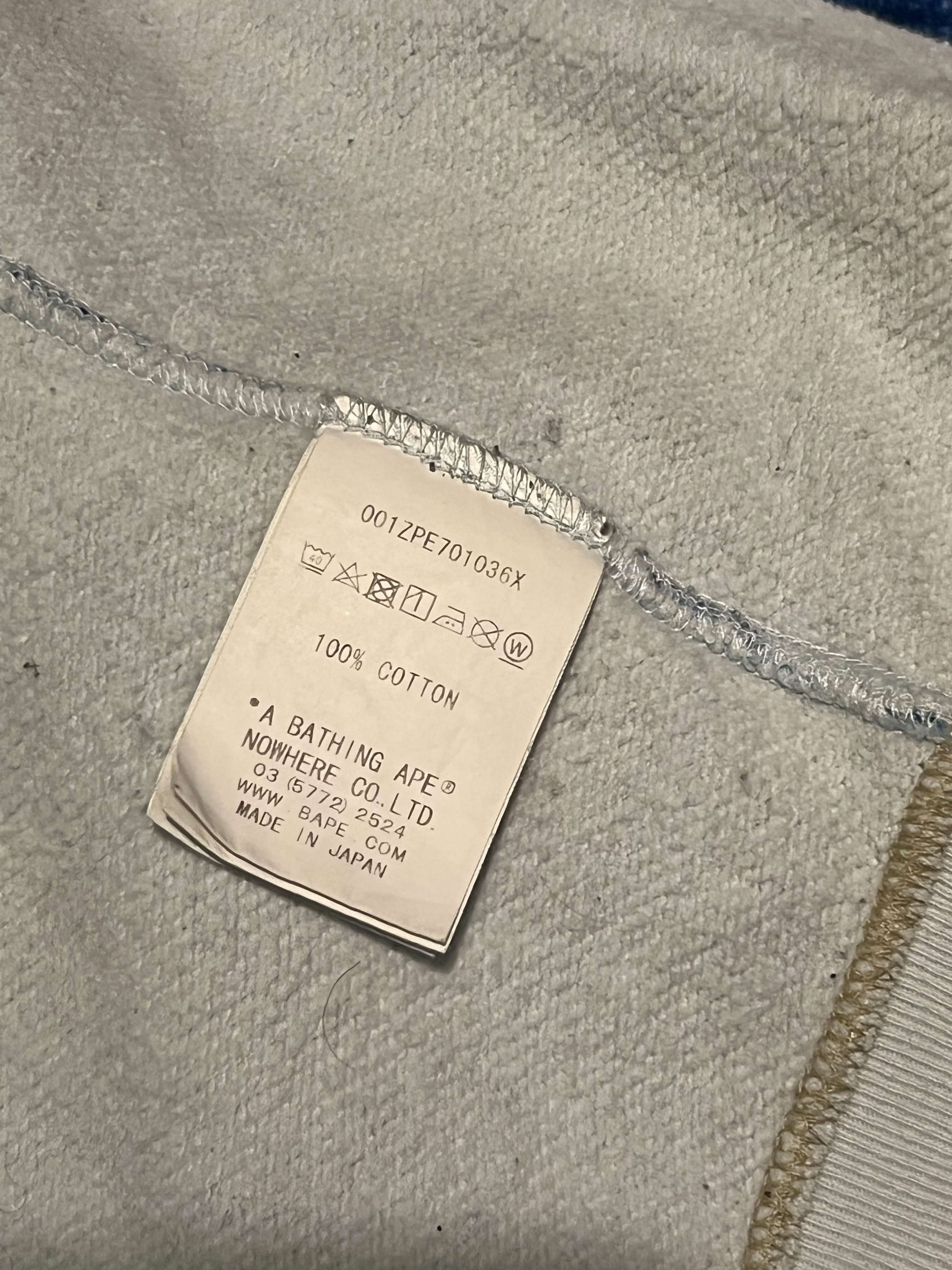 Bape BAPE Zip-up / Camo Blue 2-Tone / Size US XL / EU 56 / 4 - 5 Thumbnail