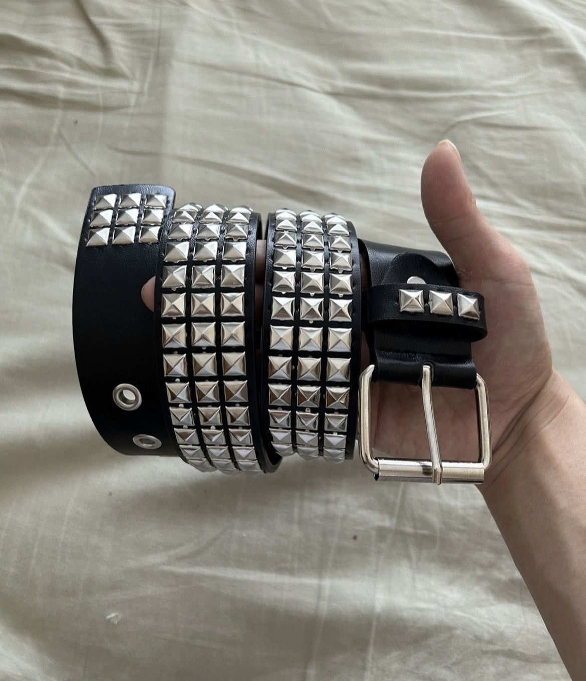 Japanese Brand × Vintage Pyramid Studded Belt (classic) Size ONE SIZE - 4 Thumbnail