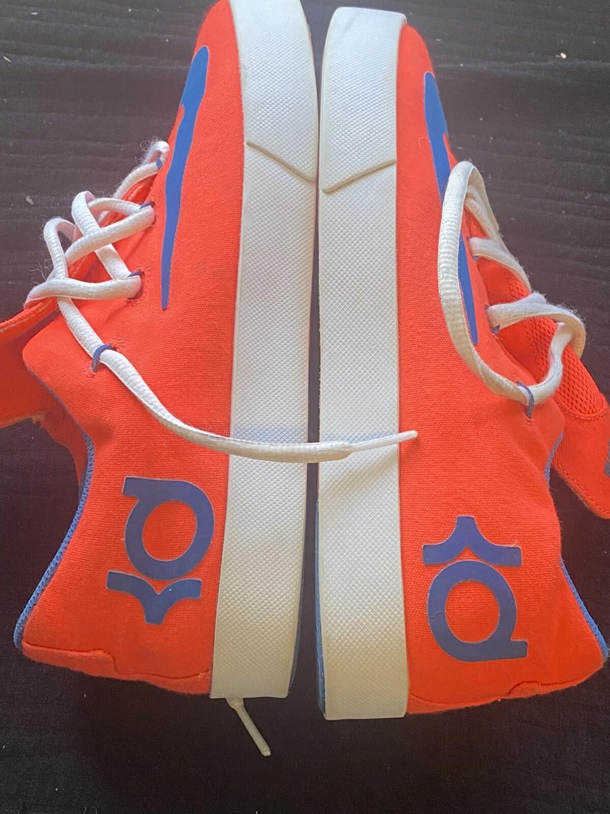 Nike Nike Kevin Durant Vulc GS Kids Youth Size 5 .5Y Orange Size US 5.5 / IT 35.5 - 9 Thumbnail