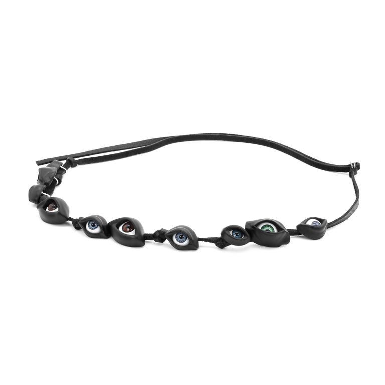 Yohji Yamamoto Yohji Yamamoto - Necklace with Button Eye Charm Size ONE SIZE - 6 Thumbnail