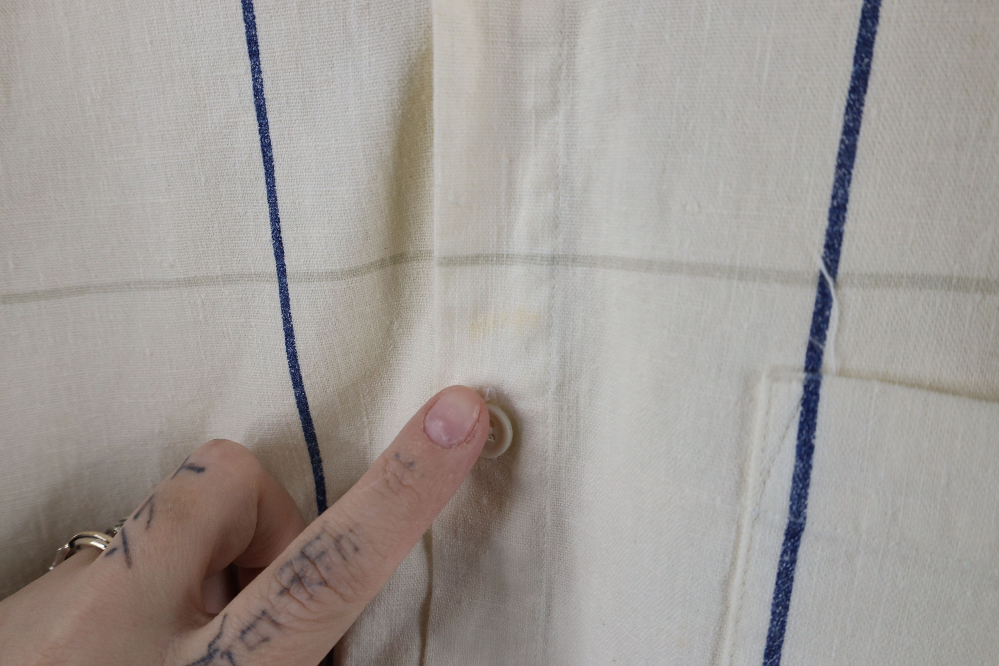 Vintage Vintage 90s Streetwear Needle Tailoring Baggy Button Shirt Size US XL / EU 56 / 4 - 4 Thumbnail