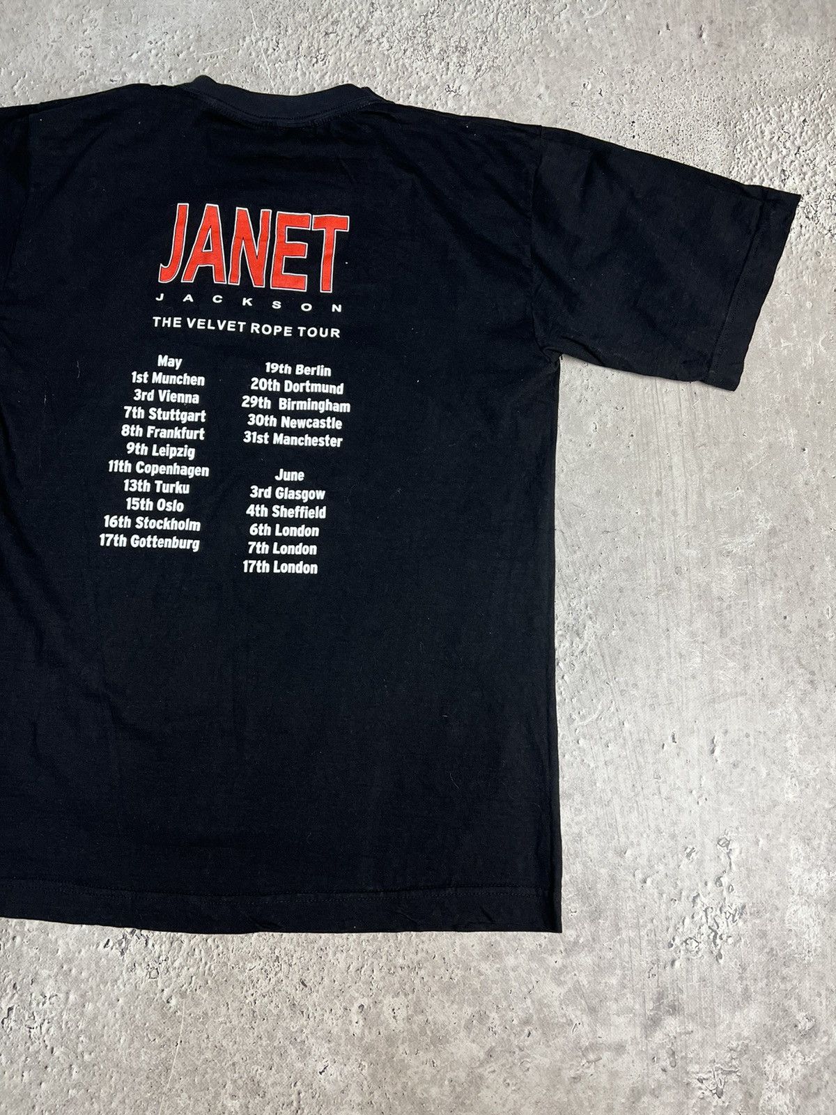 Band Tees × Vintage Vintage Janet Jackson 1990 Band T-shirt Size US XL / EU 56 / 4 - 8 Thumbnail