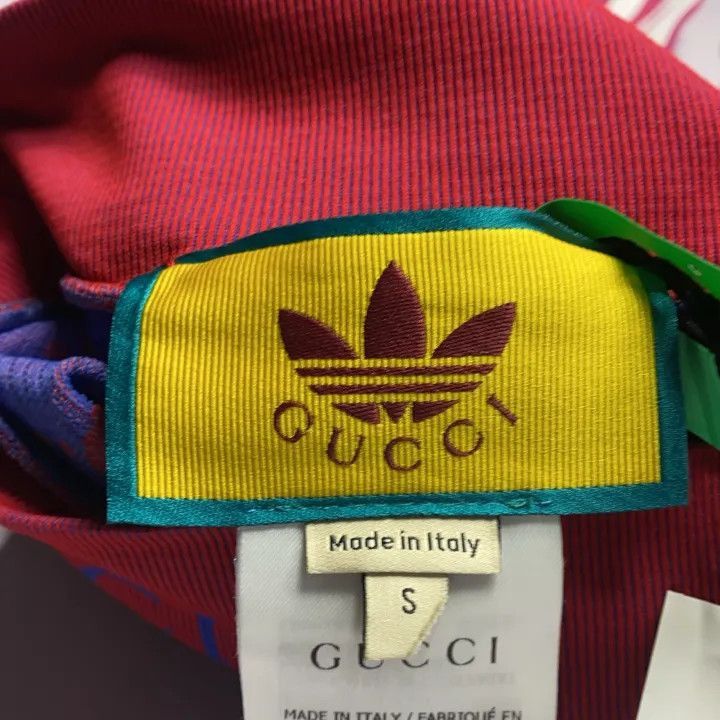 Gucci Gucci x Adidas Striped Logo Sports Pants-2507 Size 23" - 2 Thumbnail