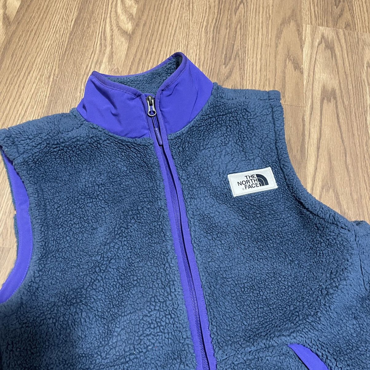 The North Face North Face Vest Mens Campshire Sherpa Fleece M blue purple Size US M / EU 48-50 / 2 - 2 Thumbnail