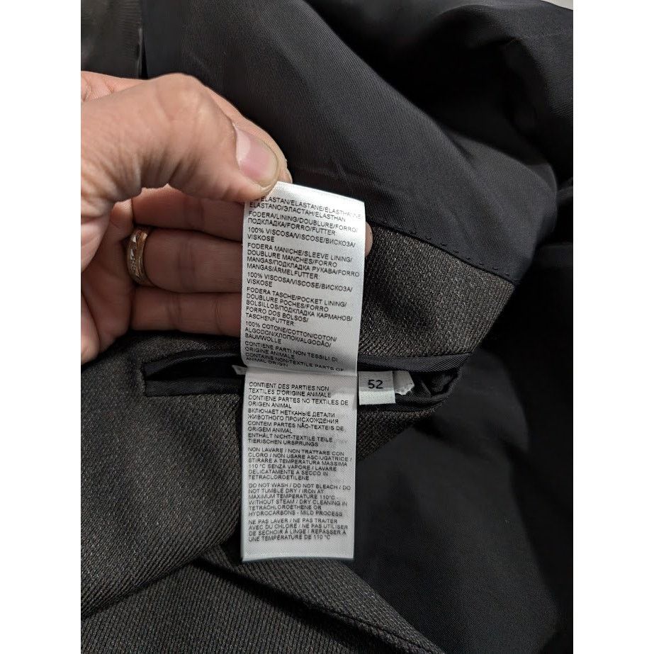 Bottega Veneta o1rshd1 Technical Wool Jacket in Brown/Grey/Black Size US L / EU 52-54 / 3 - 17 Thumbnail