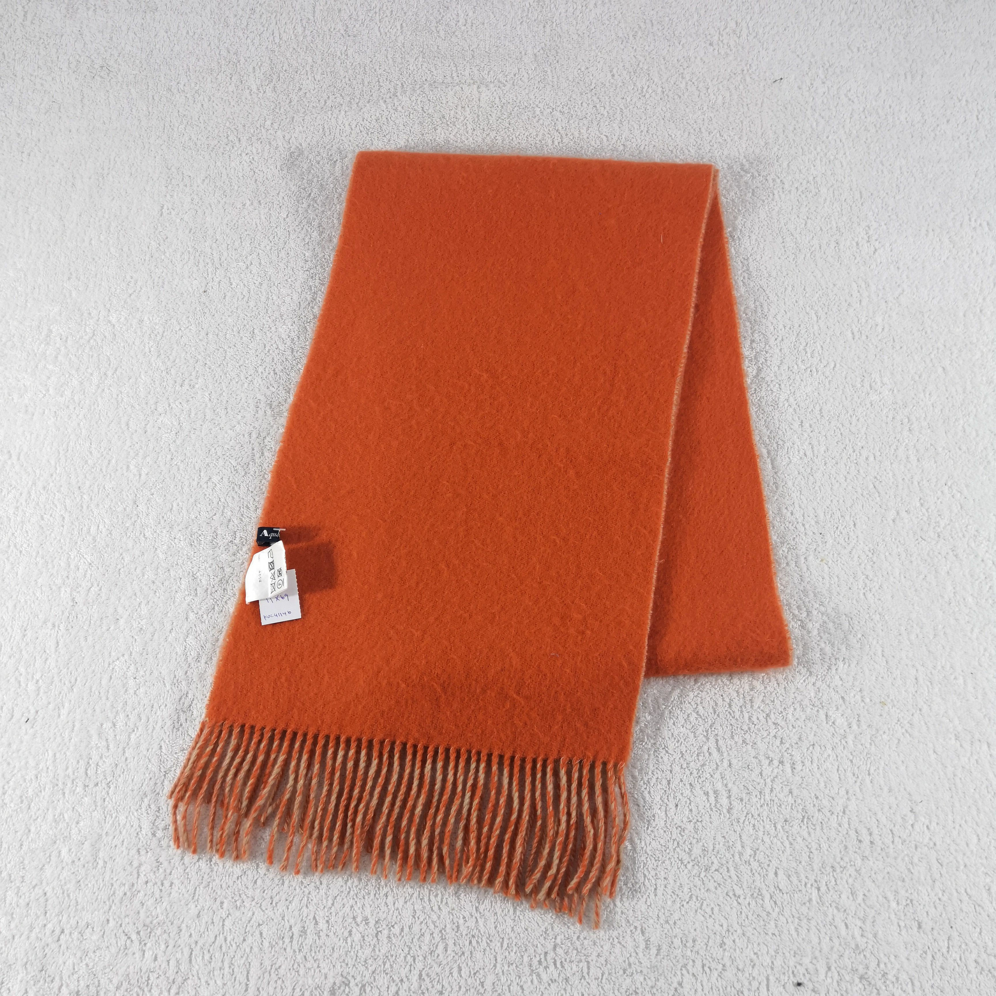 Aquascutum Vintage Aquascutum Scarf Muffler Wool Cashmere Scarves Size ONE SIZE - 3 Thumbnail