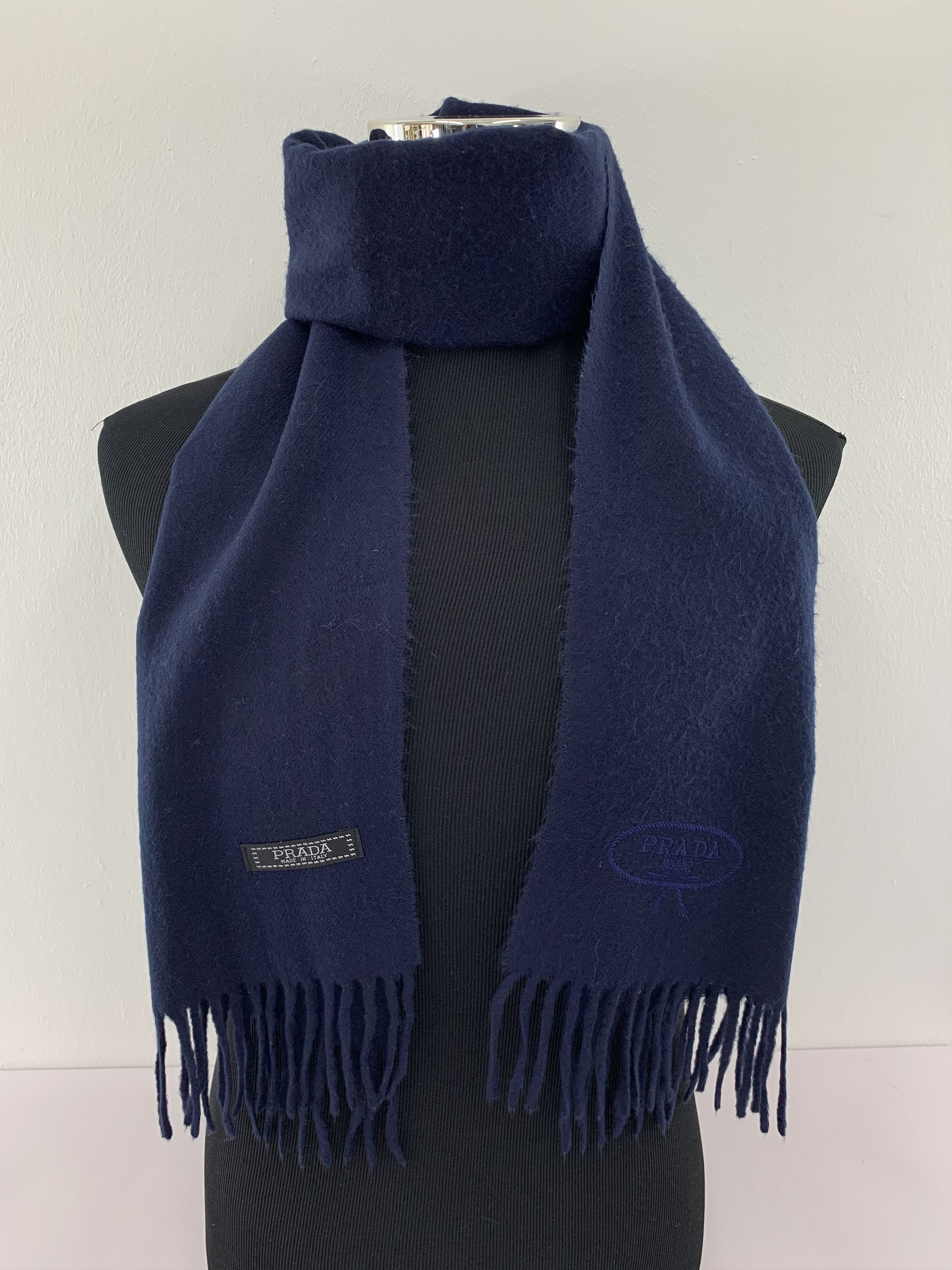 Prada Prada Scarf Wool Muffler Neck Wrap BL5177 Size ONE SIZE - 1 Thumbnail