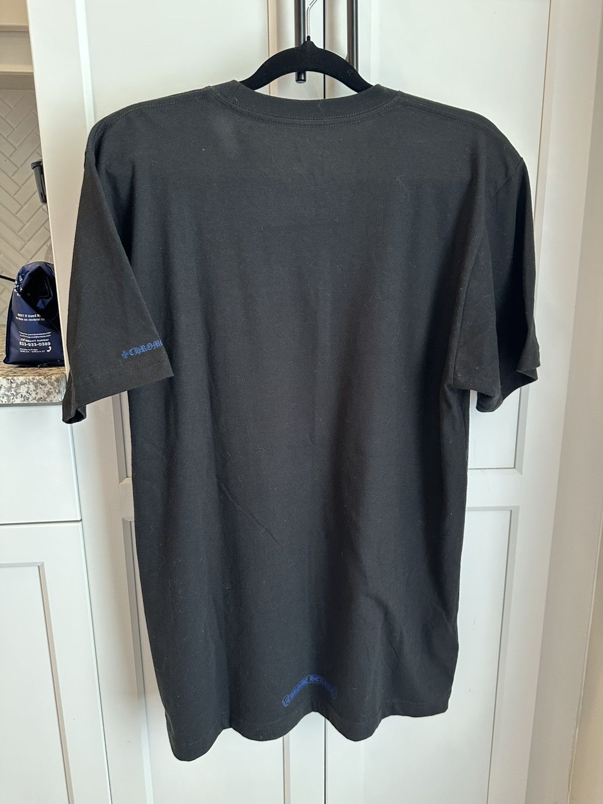 Chrome Hearts Chrome Hearts Black/Blue Neck Logo S/S Size US M / EU 48-50 / 2 - 2 Thumbnail