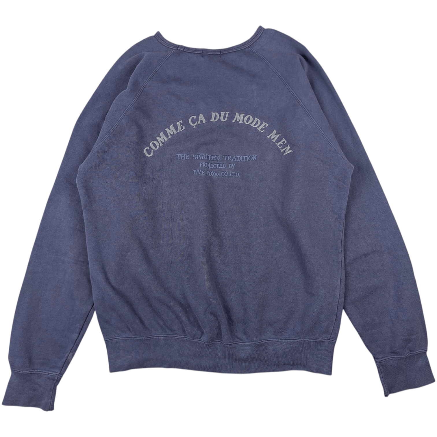Japanese Brand COMME CA DU MODE MEN Spell Out Embroidery Logo Sweatshirts Size US M / EU 48-50 / 2 - 6 Thumbnail