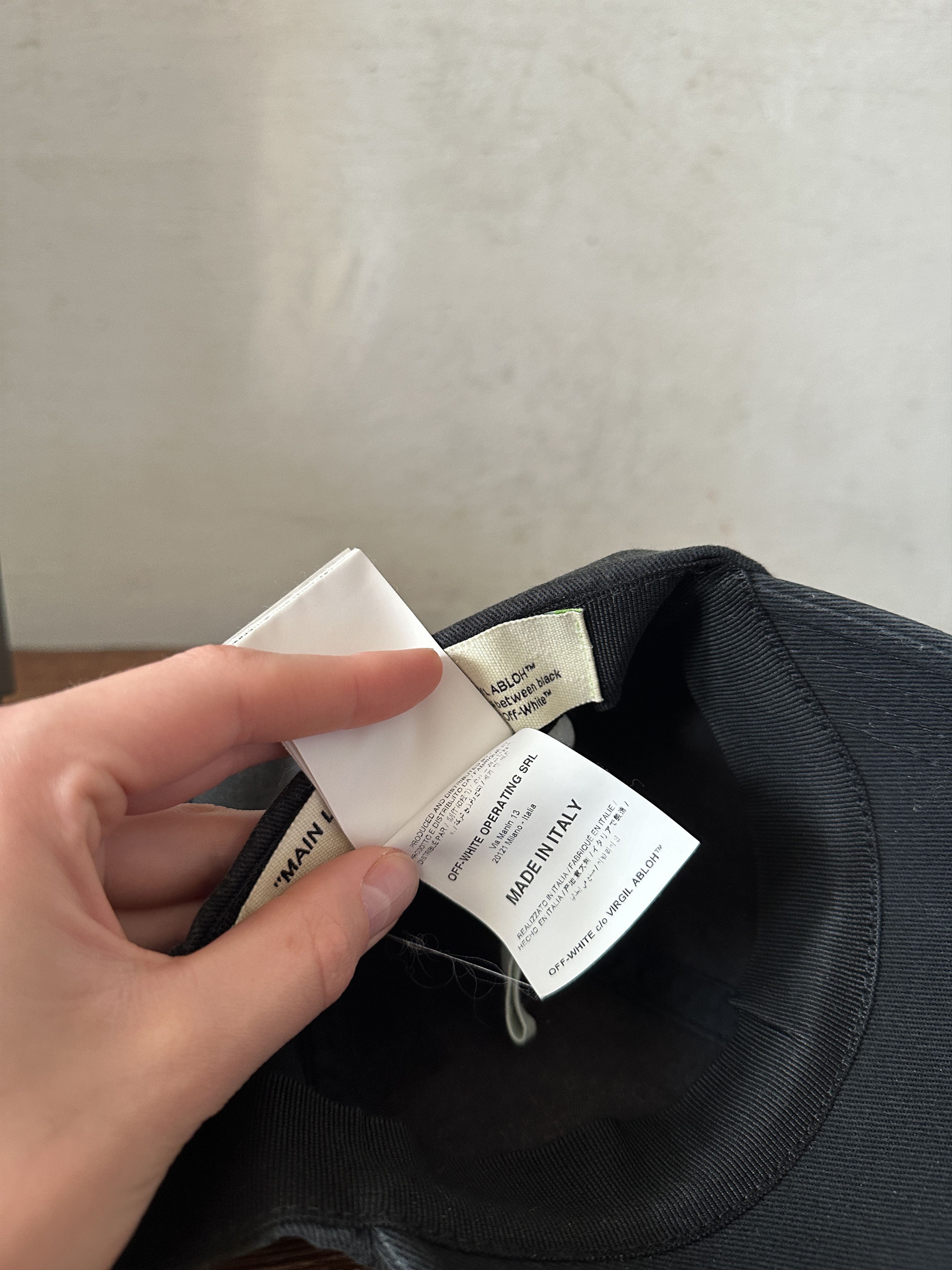 Off-White Off White Striped Diagonal Cap Size ONE SIZE - 10 Thumbnail