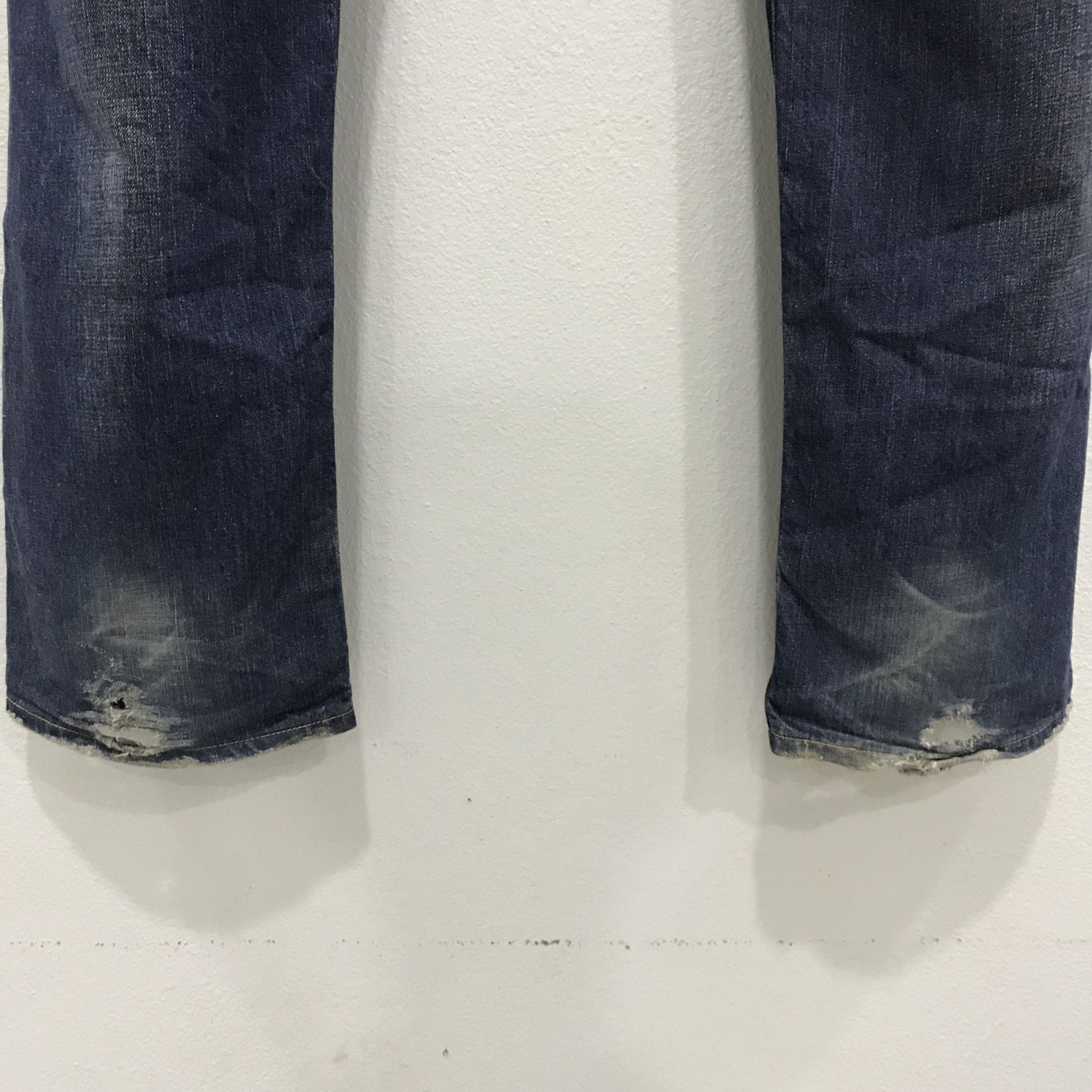 Levi's Vintage 90s Levi's 501 Distressed Faded Blue Stone Washed Size US 34 / EU 50 - 12 Thumbnail