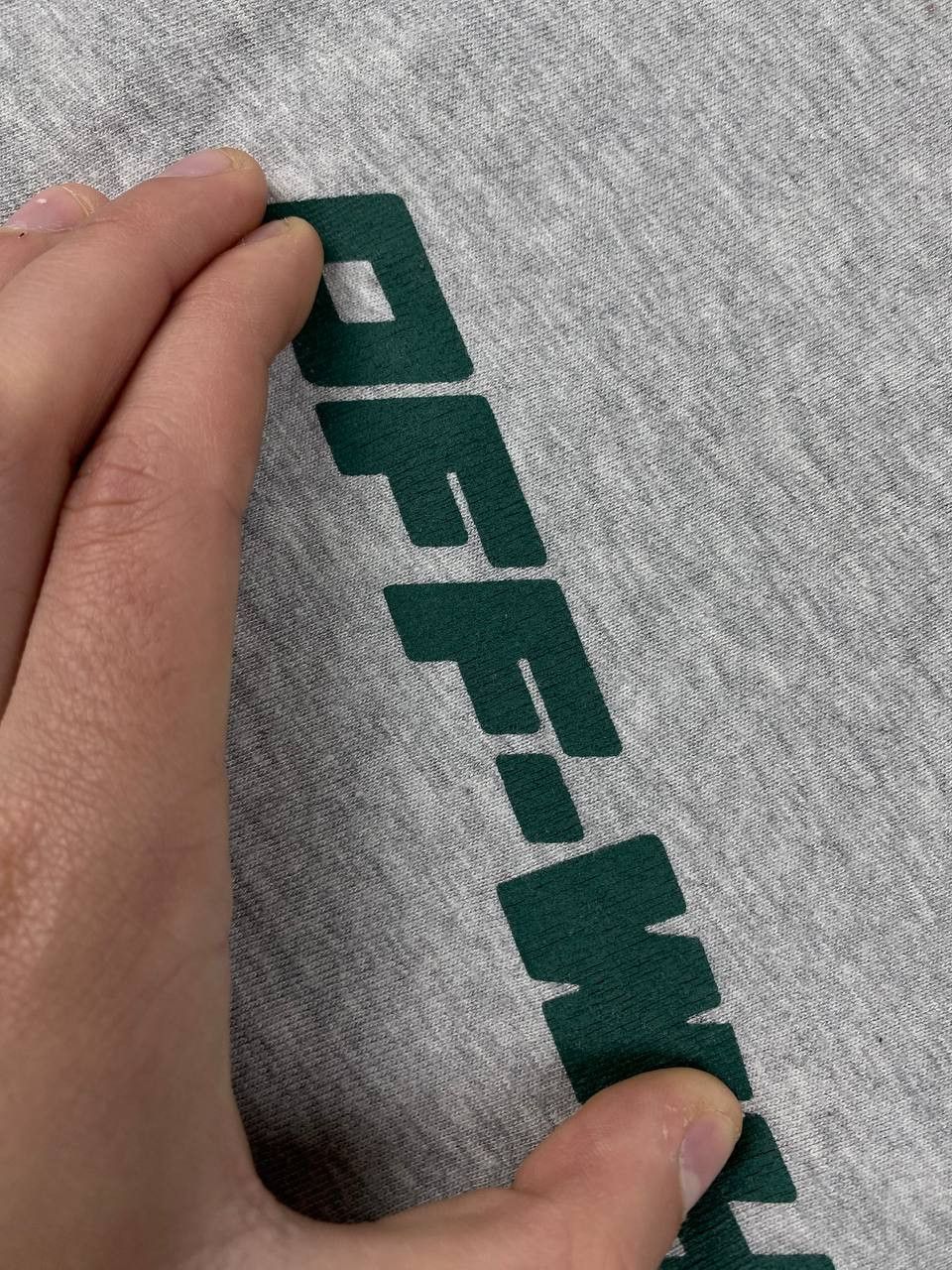 Off-White Off-White Trellis Worker Long Sleeve Big Logo Men Size L Size US L / EU 52-54 / 3 - 6 Thumbnail