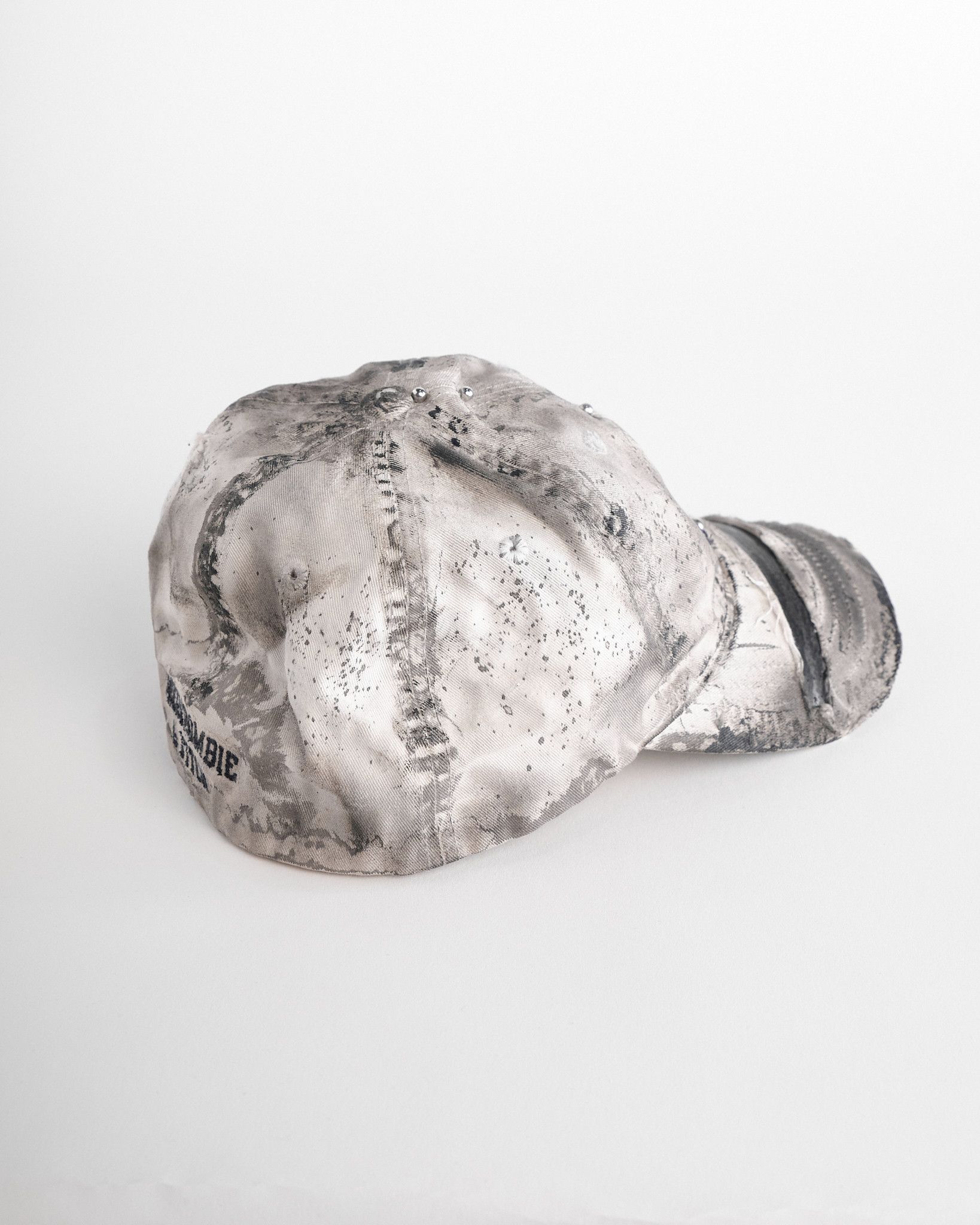 Abercrombie & Fitch ASTROBOI* x Abercrombie Off-White & Black Faded Hat Size ONE SIZE - 5 Thumbnail