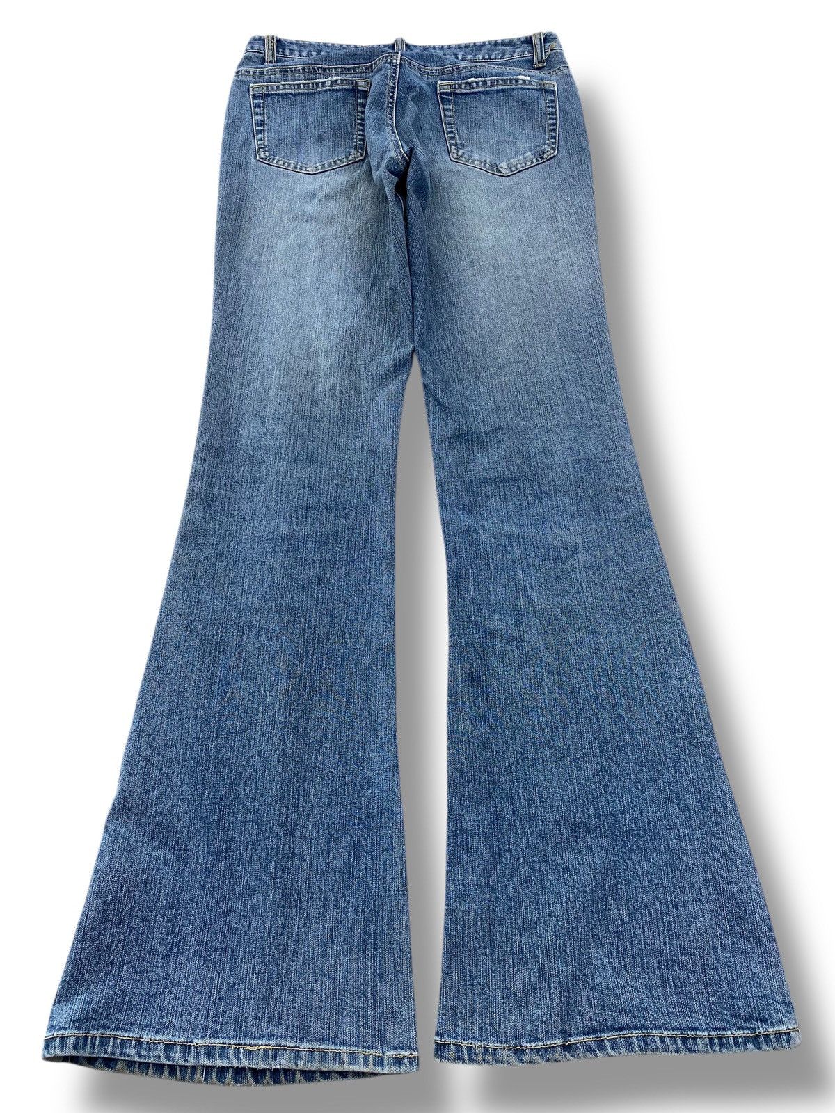 Japanese Brand Japanese Brand Faded Blue Wash Flare Jeans Size 28" / US 6 / IT 42 - 3 Thumbnail