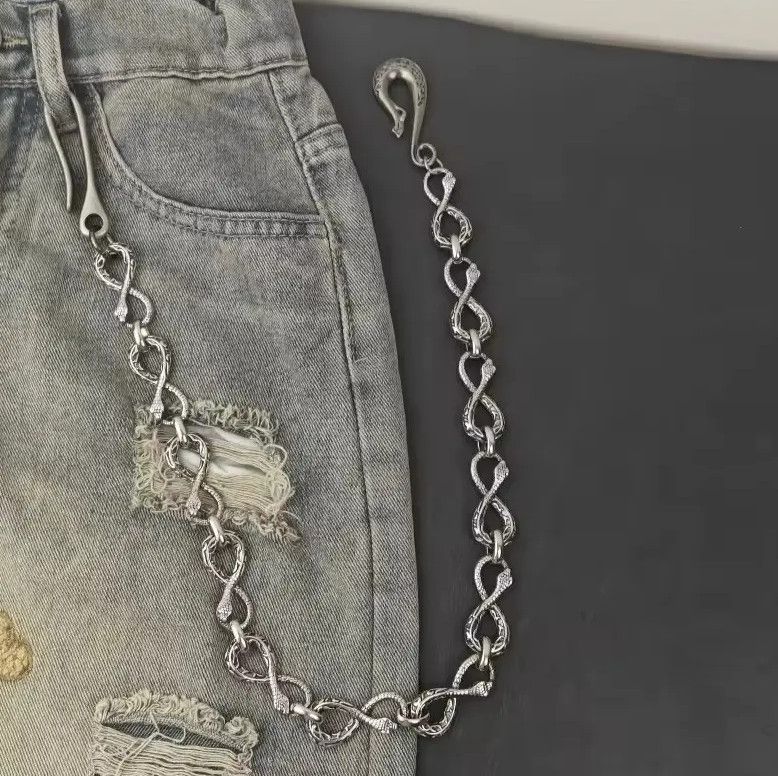 Jewelry Small Snake Retro Wallet Chain Size ONE SIZE - 3 Thumbnail