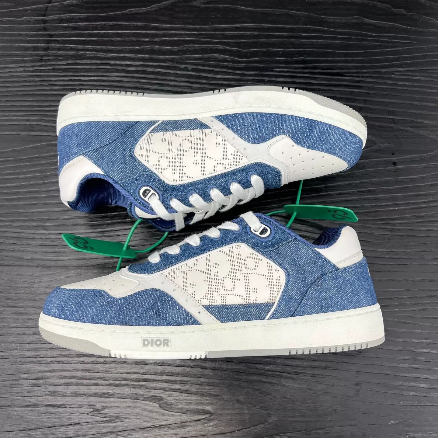 Dior Dior B27 Denim White Blue 40 99 New Original Box Size US 7 / EU 40 - 3 Thumbnail
